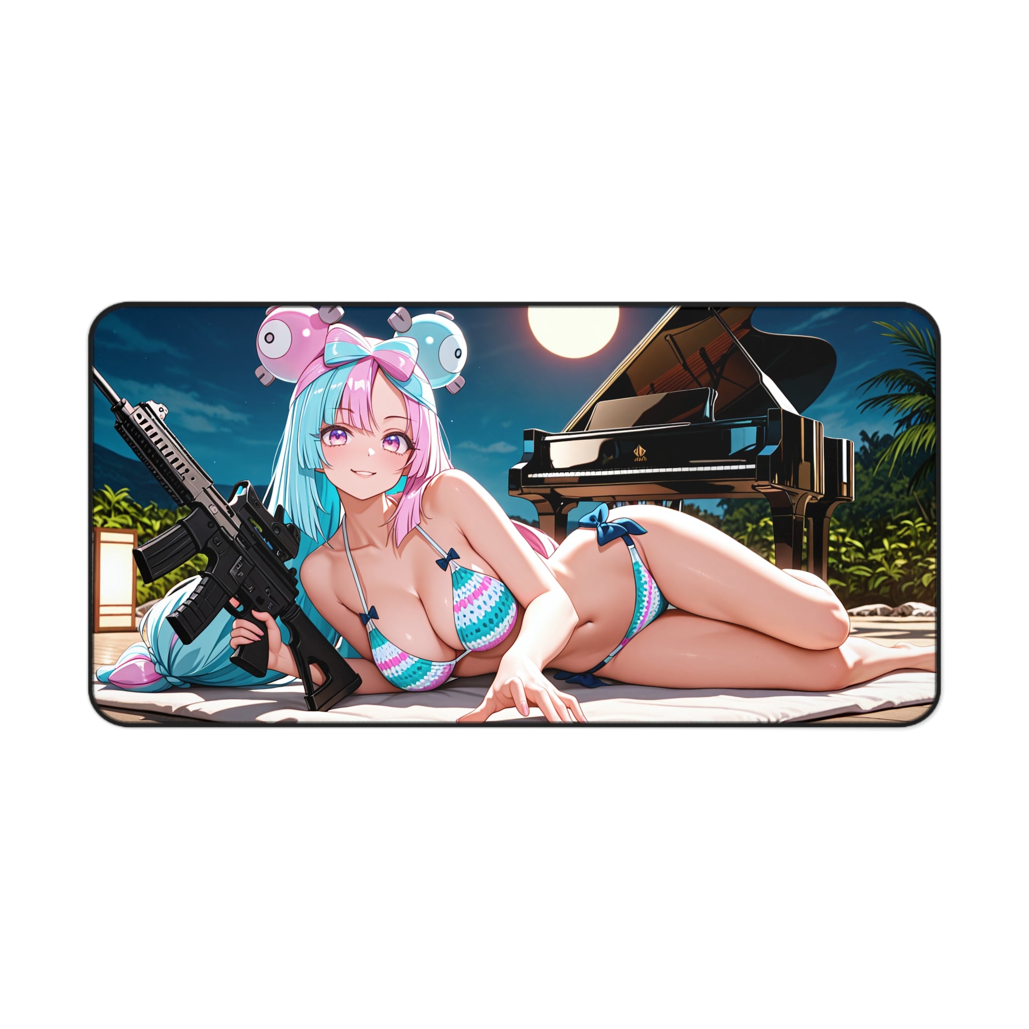 Iono Anime Pinup Desk Mat Large Mouse Pad Fan Art Tactical Girls Pt. 3
