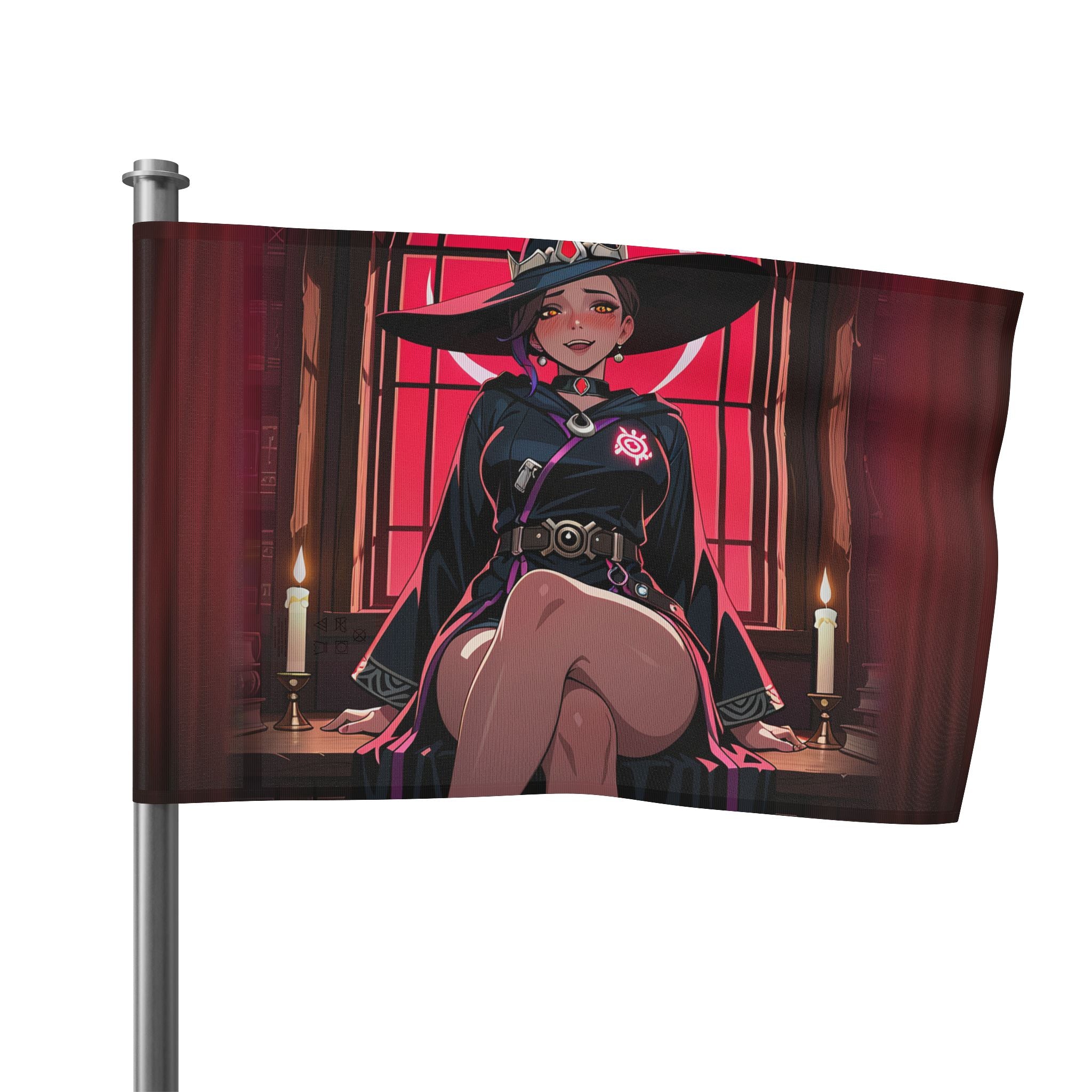 Domina Overwatch Witch Wall Flag | Anime Banner — The Spicy Den Pt. 3