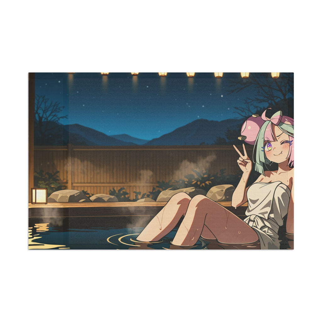 Iono Spicy Onsen Pinup Anime Flag — Onsen Pt. 2 (Spicy)