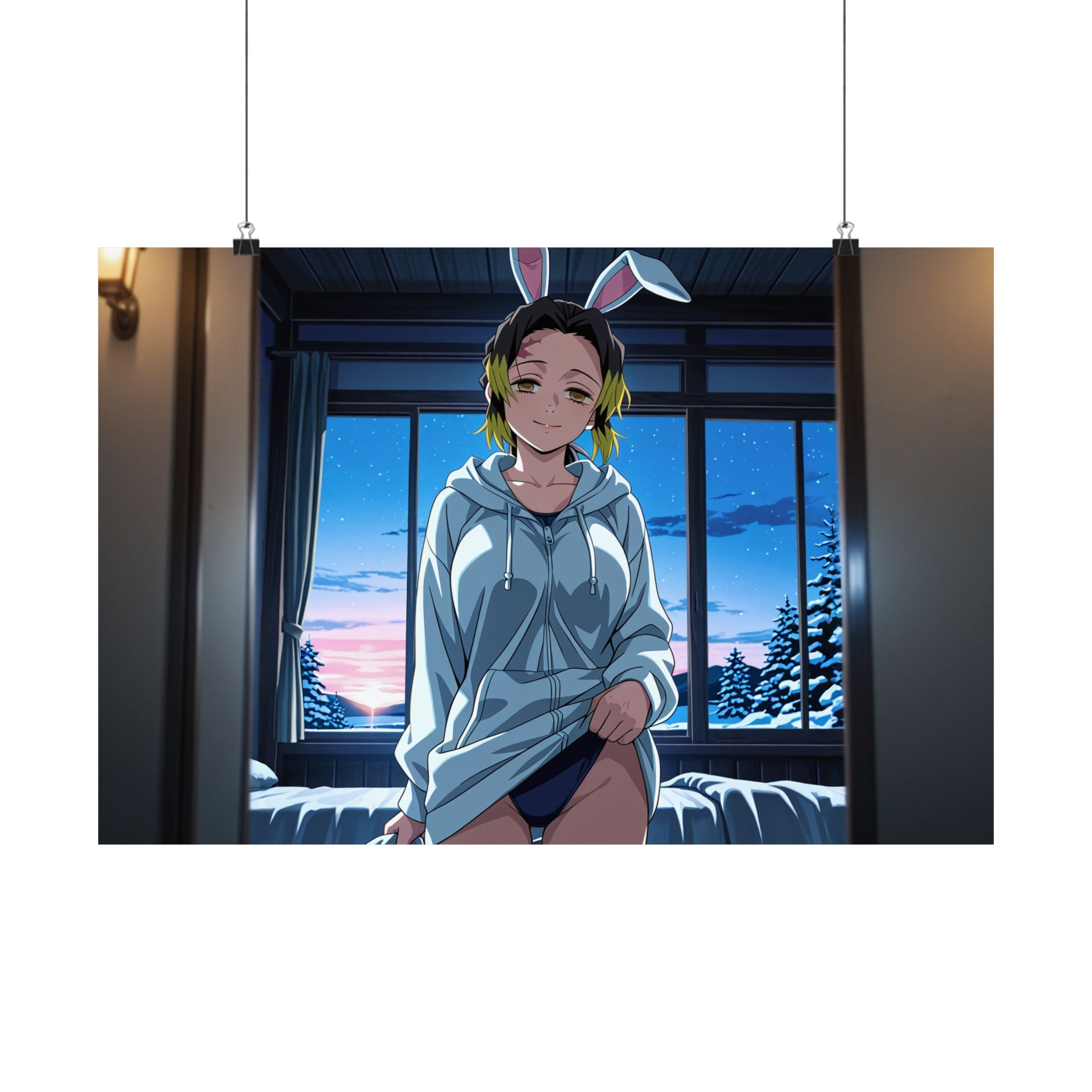 Makio (まきを) - Demon Slayer (鬼滅の刃 — Bunny Girls Pt. 1 Anime Wall Art Poster Print