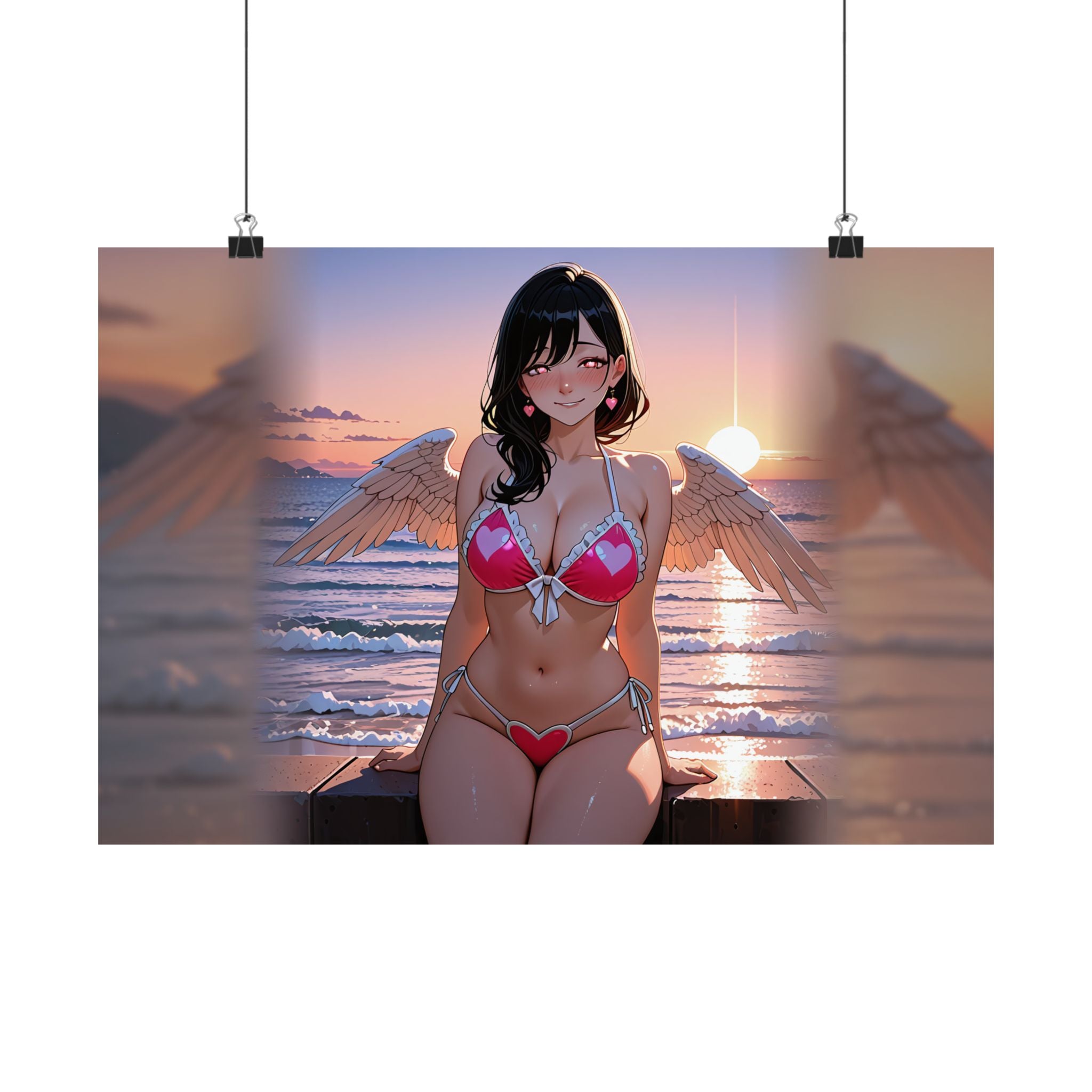 Kirara Hoshi JJK Cupid Spicy Anime Wall Art Poster — Beach Babes Pt. 5 (Spicy)