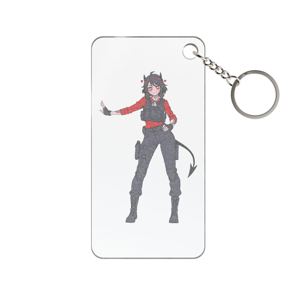 Modeus Helltaker Anime Keychain Charm | Tactical Pinup Fan Art