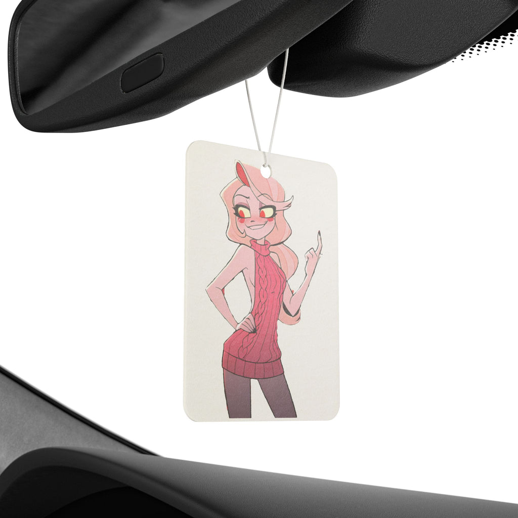 Charlie Morningstar Hazbin Hotel Anime Car Air Freshener | Virgin Killer Pt. 2 (