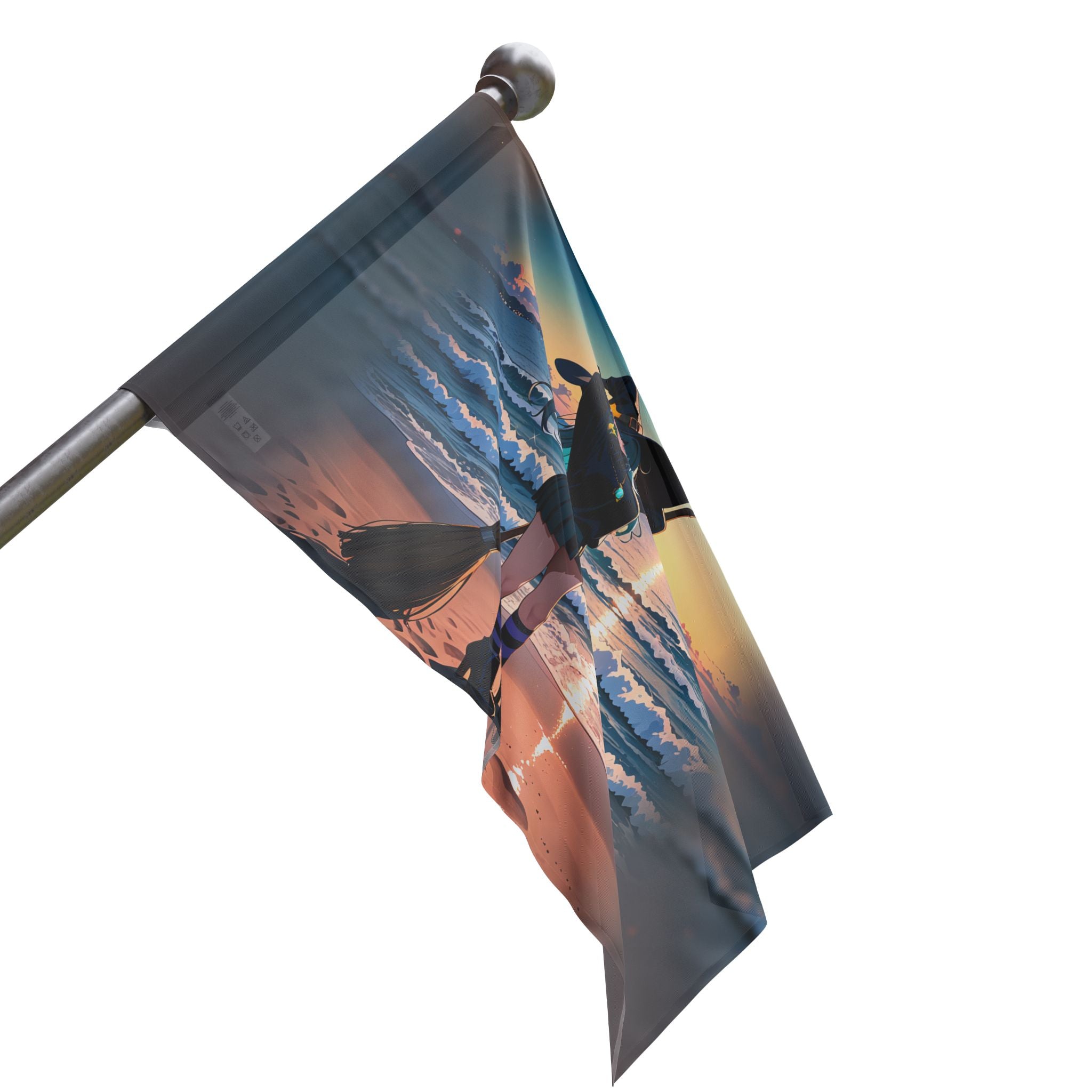 Kirara Hoshi JJK Anime Wall Flag Witch Beach Pinup — Beach Babes Pt. 6