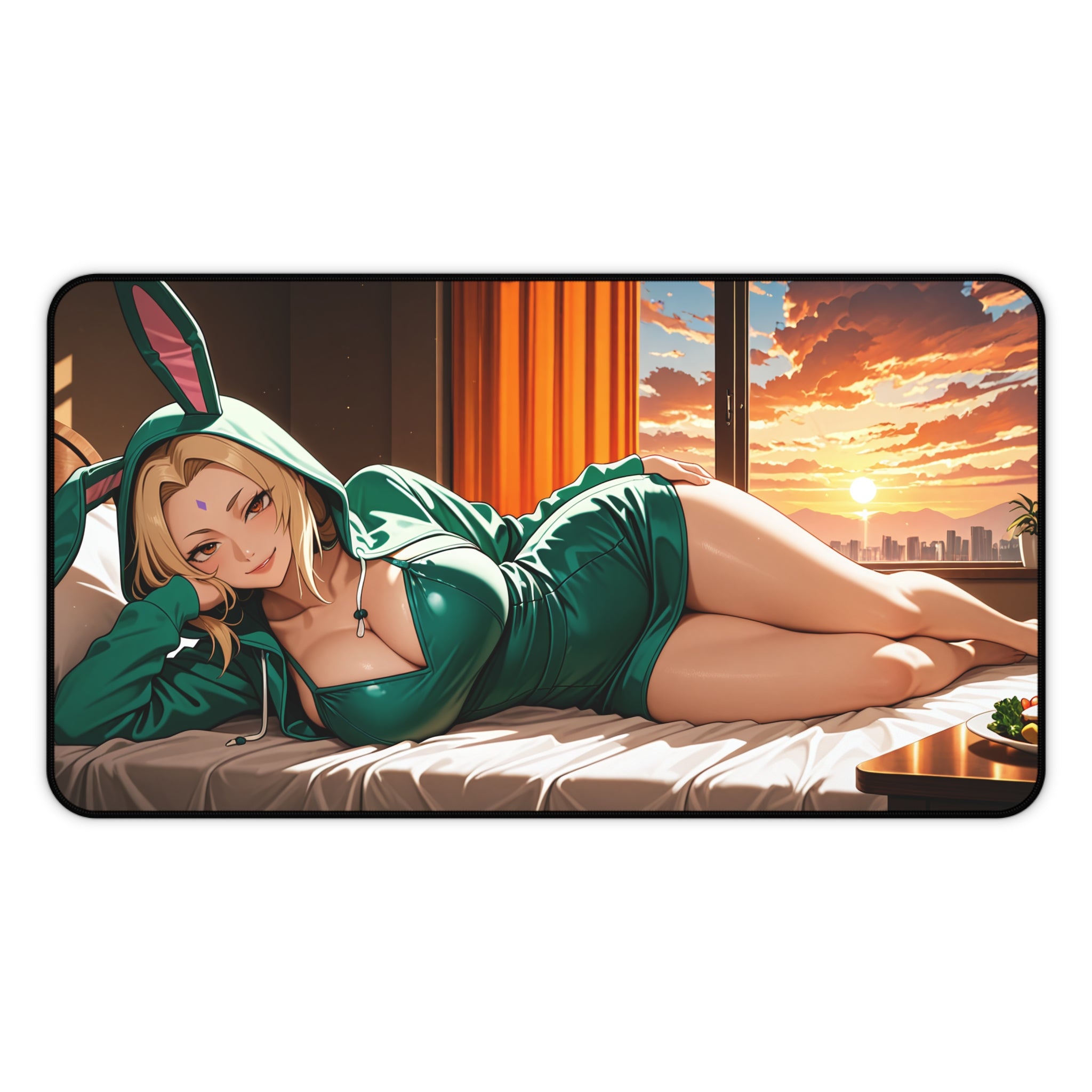 Tsunade Naruto Anime Desk Mat Pinup Breakfast Nook — Bunny Girls Pt. 6