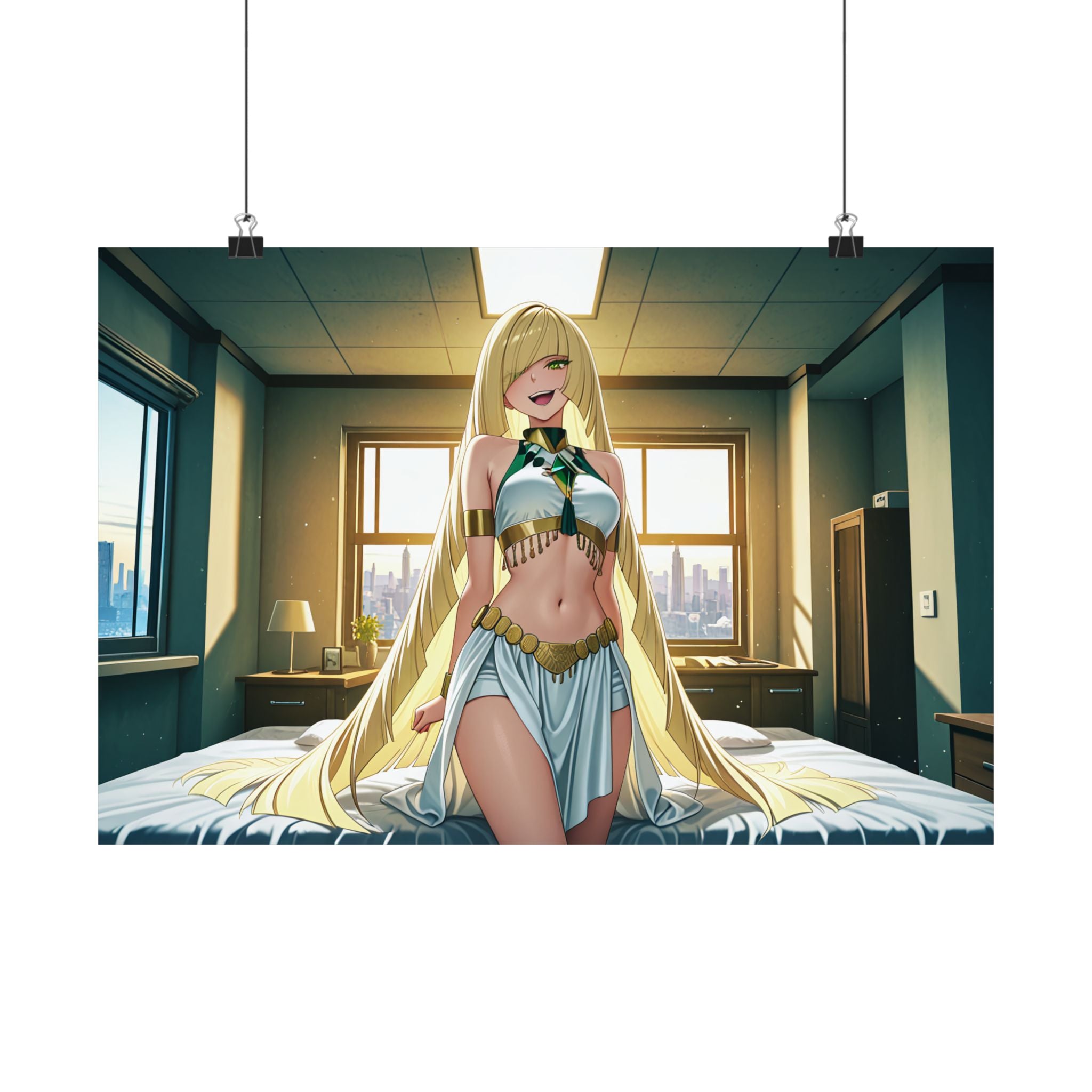 Lusamine Spicy Anime Wall Art Poster | Desert Dancer — Boudoir Pt. 5