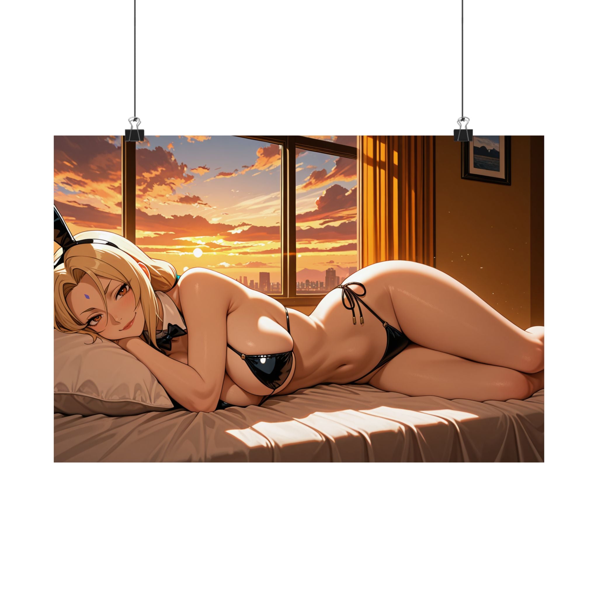 Tsunade Naruto Spicy Anime Poster Print | Bunny Girls Pt. 6
