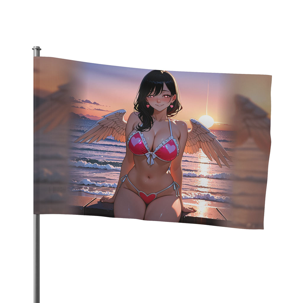 Kirara Hoshi JJK Spicy Anime Wall Flag Cupid Beach — Beach Babes Pt. 5 (Spicy)