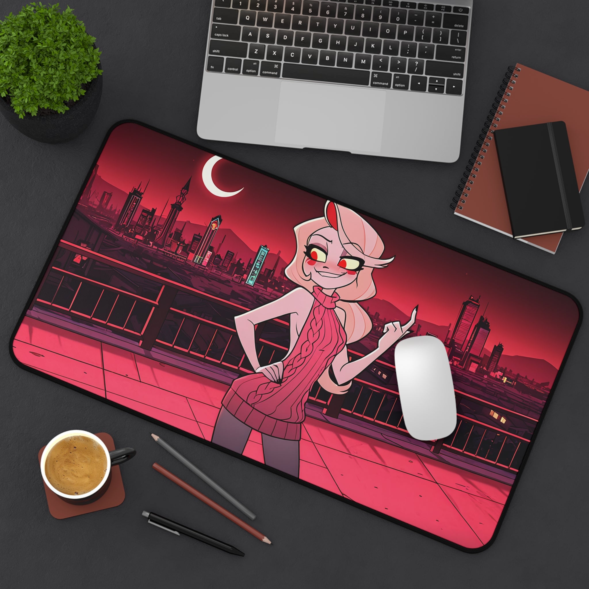 Charlie Morningstar Hazbin Hotel Spicy Anime Desk Mat Virgin Killer Pt. 2