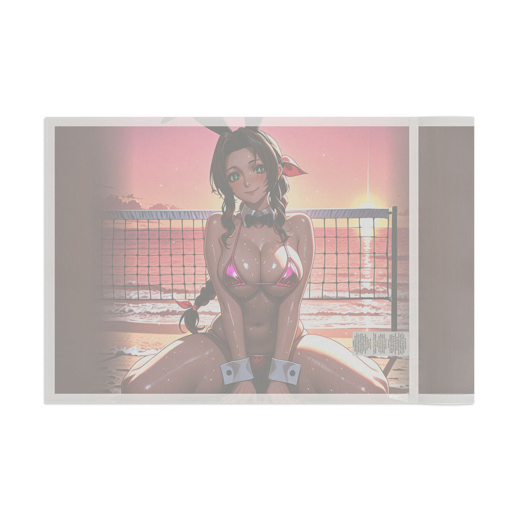 Aerith FF7 Anime Wall Flag Spicy Bunny Pinup Banner — Bunny Girls Pt. 8 (Spicy)
