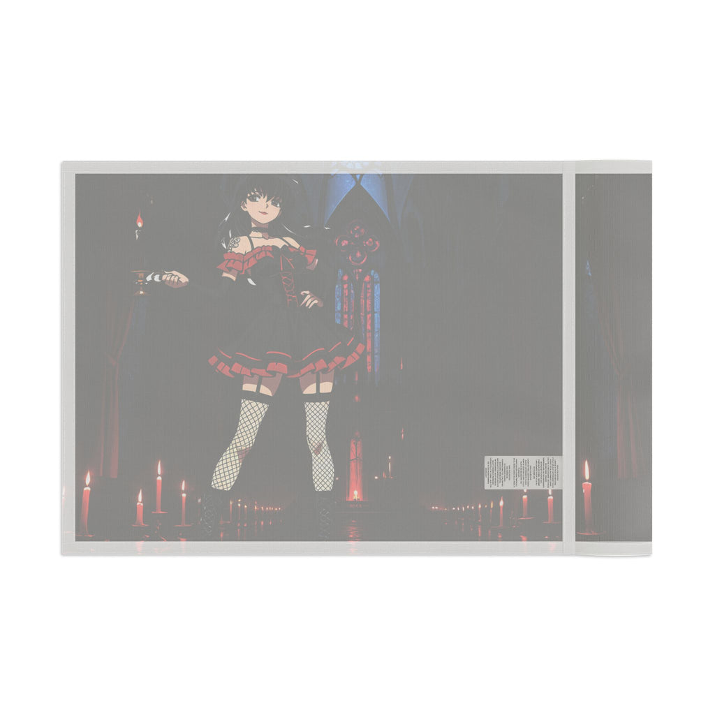 Kagome Inuyasha Spicy Gothic Pinup Anime Wall Flag | Dark Banner