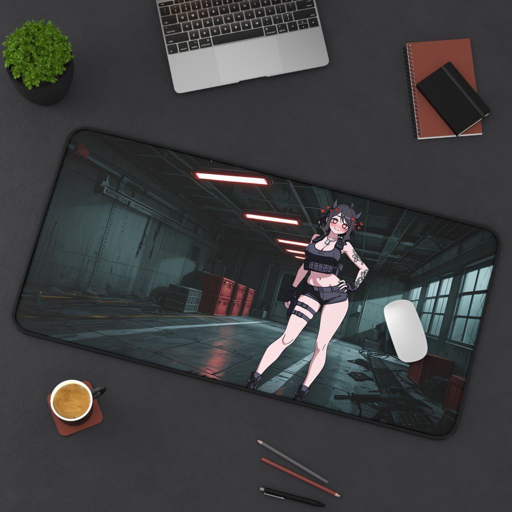 Modeus Helltaker Spicy Desk Mat | Tactical Anime Pinup Fan Art XL Pad