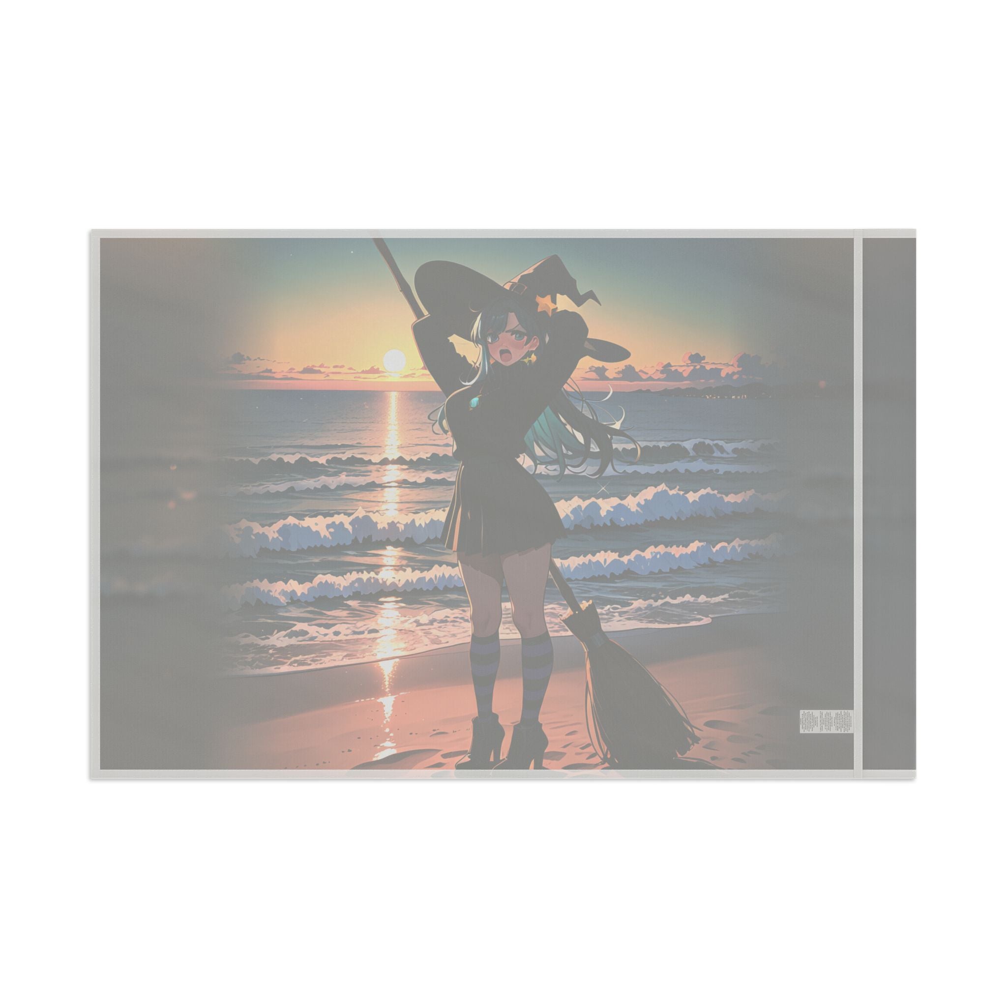 Kirara Hoshi JJK Anime Wall Flag Witch Beach Pinup — Beach Babes Pt. 6