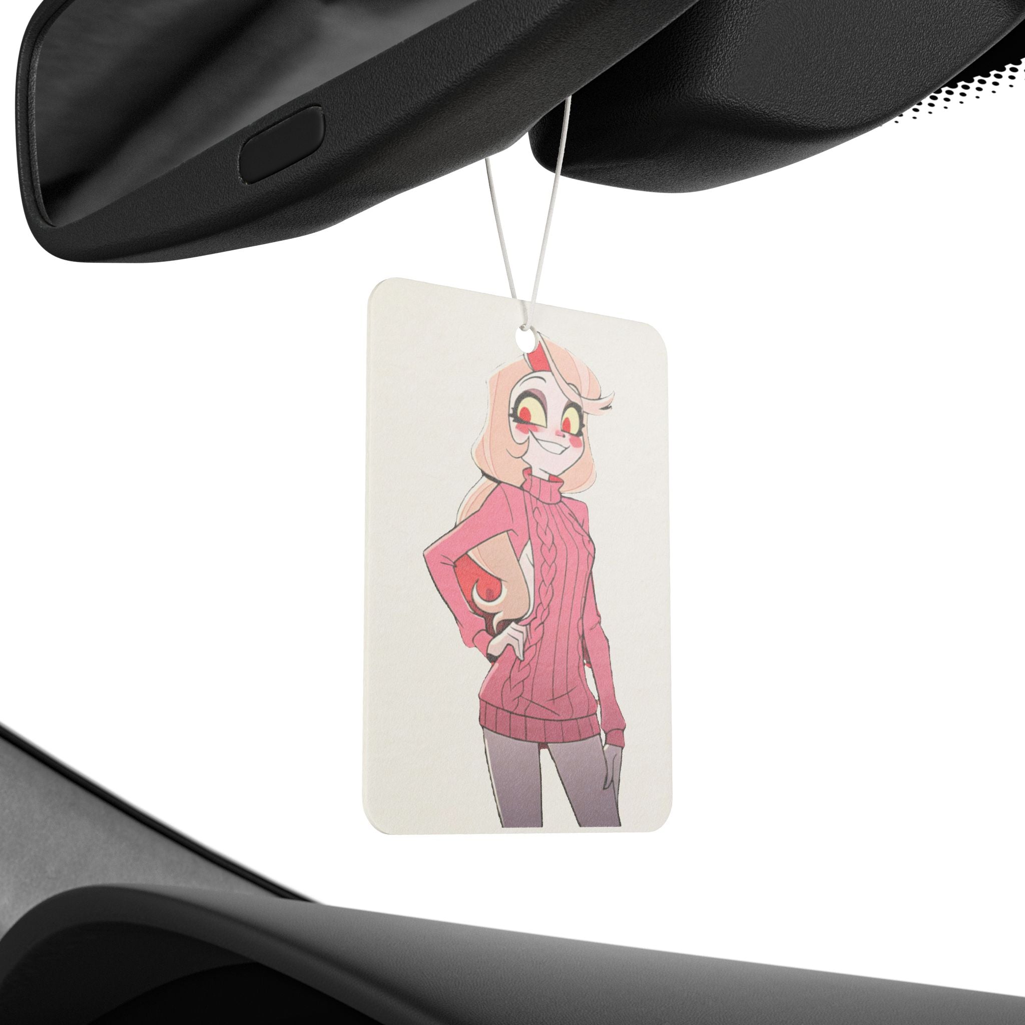 Charlie Morningstar Hazbin Hotel Anime Car Air Freshener | Virgin Killer Pt. 2