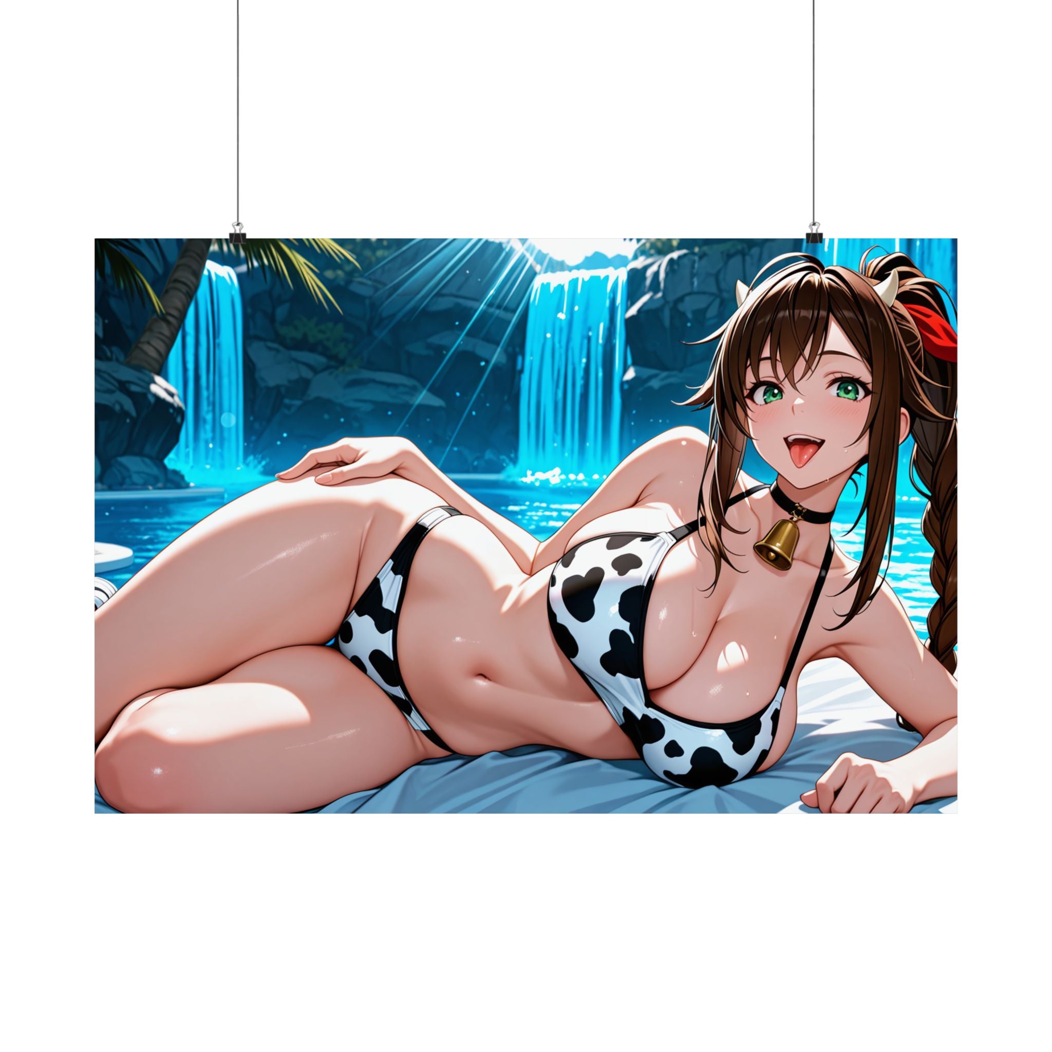Aerith Final Fantasy Pinup Wall Art Poster | Cow Girls Pt. 1