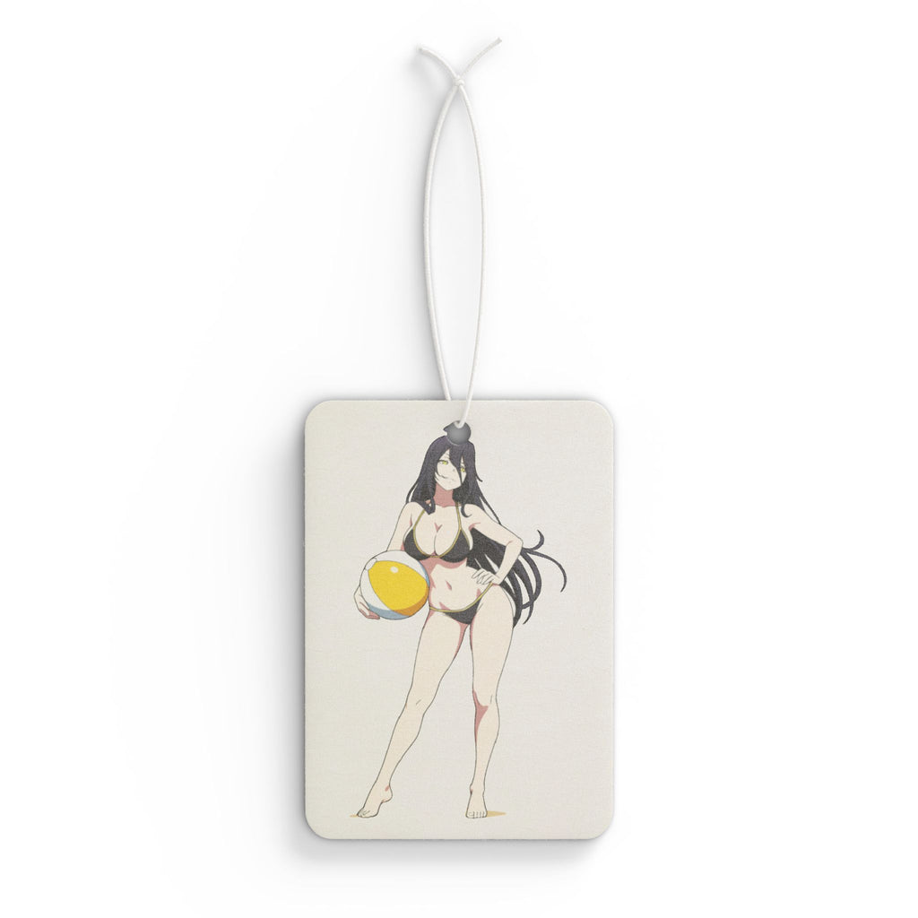 Albedo Overlord Spicy Anime Car Air Freshener | Summer Beach Pinup Fan Art