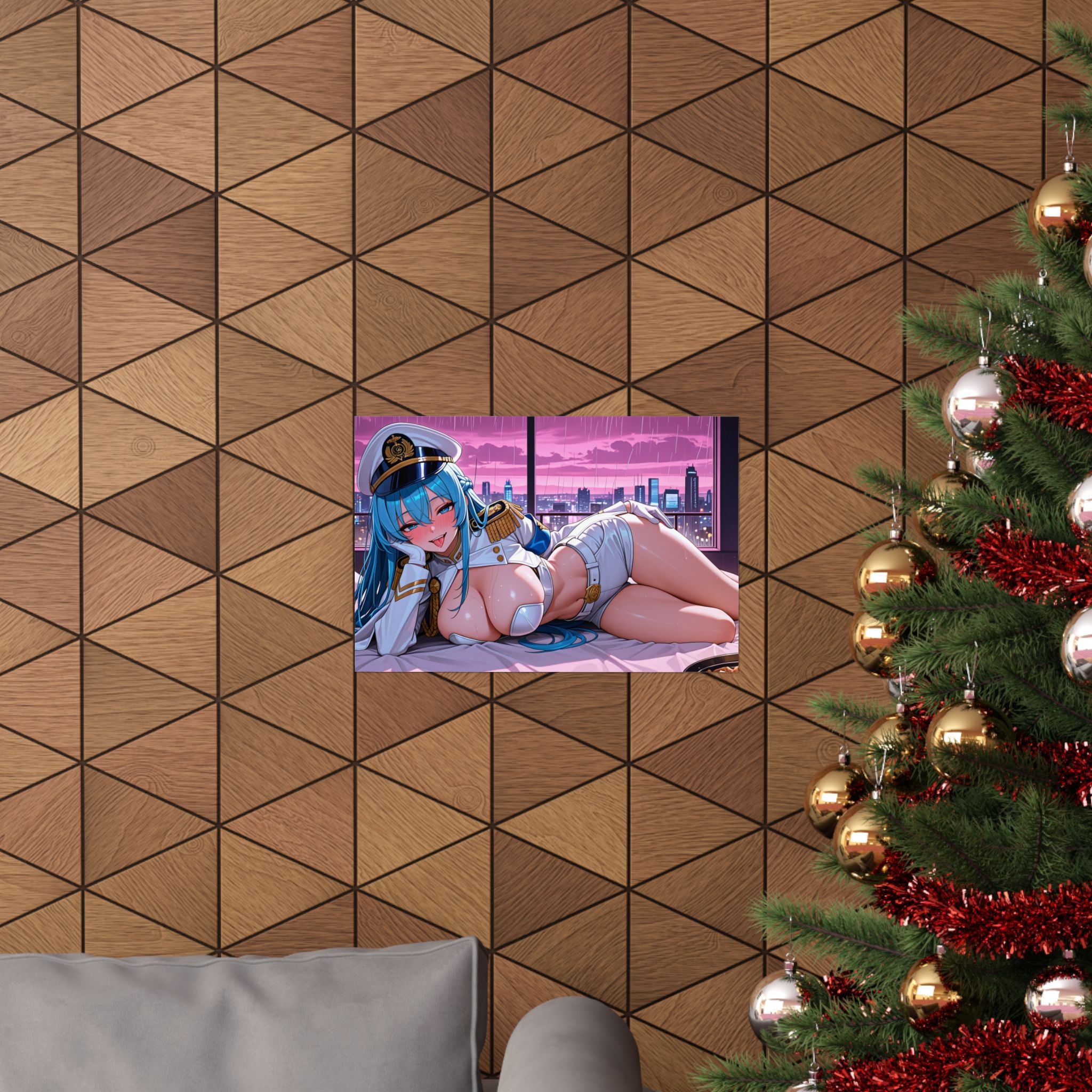 Helm Nikke Anime Poster Fan Art Wall Print | Boudoir Pt. 3