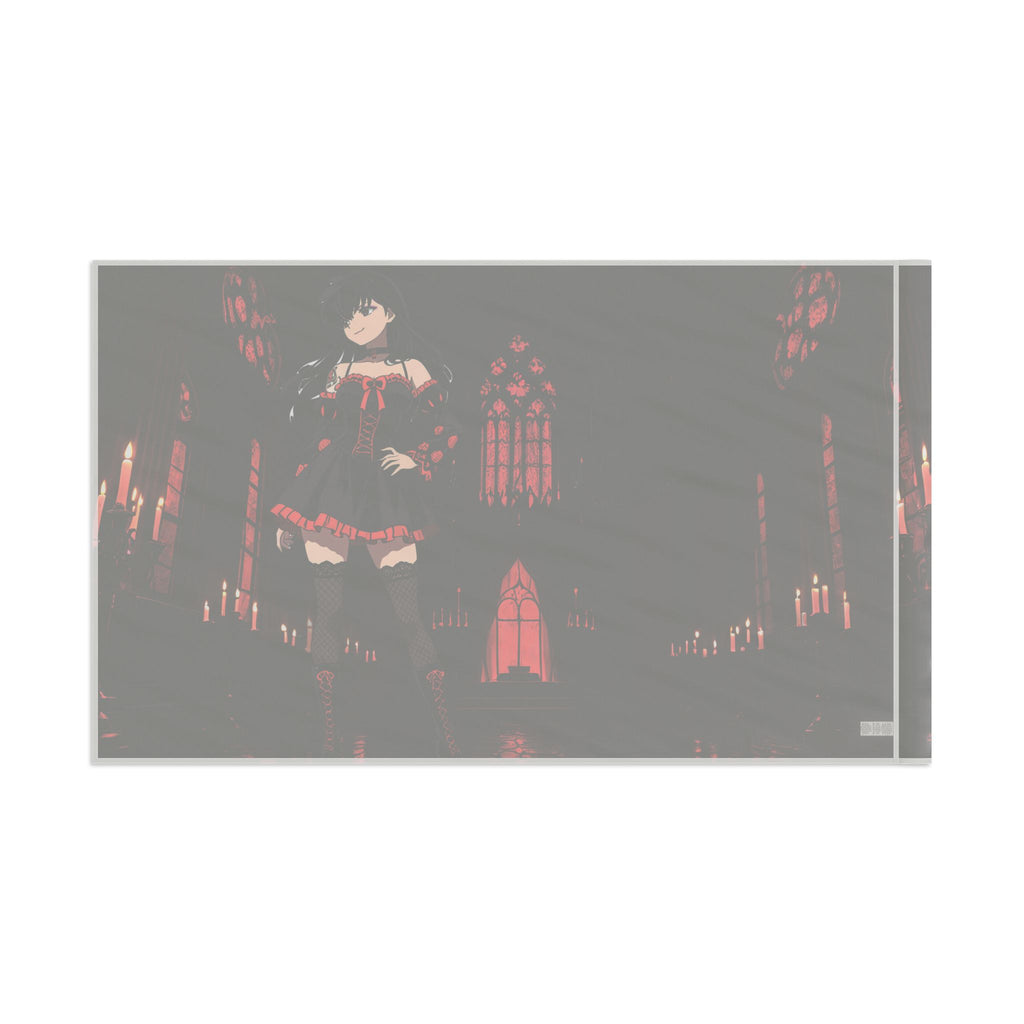 Kagome Inuyasha Gothic Anime Wall Flag | Cathedral Dark Banner