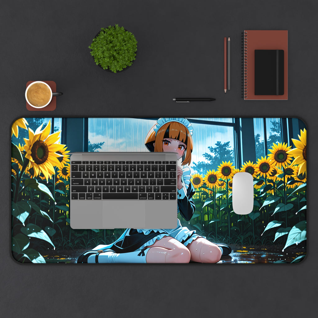 Gardenia Anime Desk Mat soft cute fan art flower field