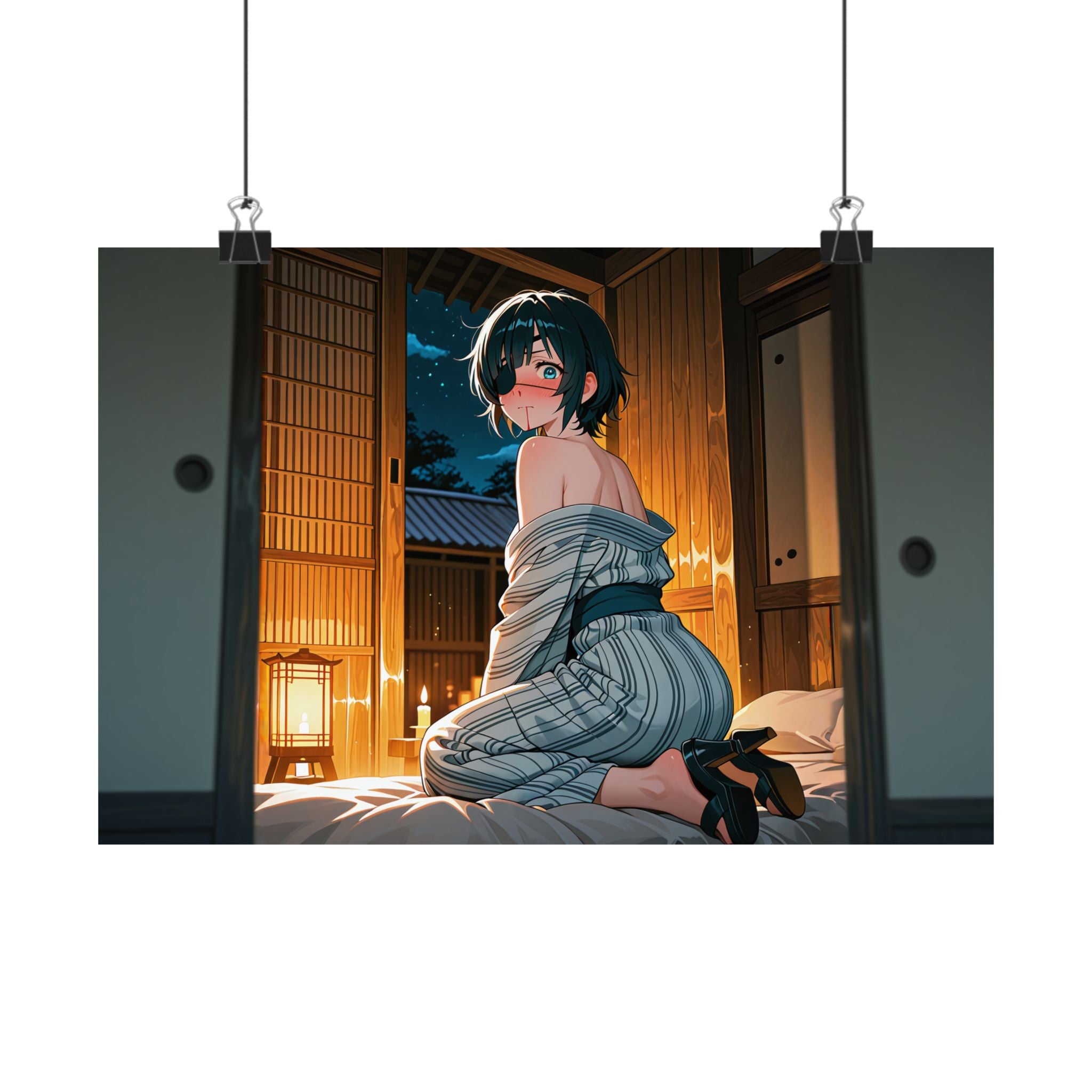 Himeno || Chainsaw Man · Onsen · Tube — Onsen Pt. 1 Anime Wall Art Poster Print