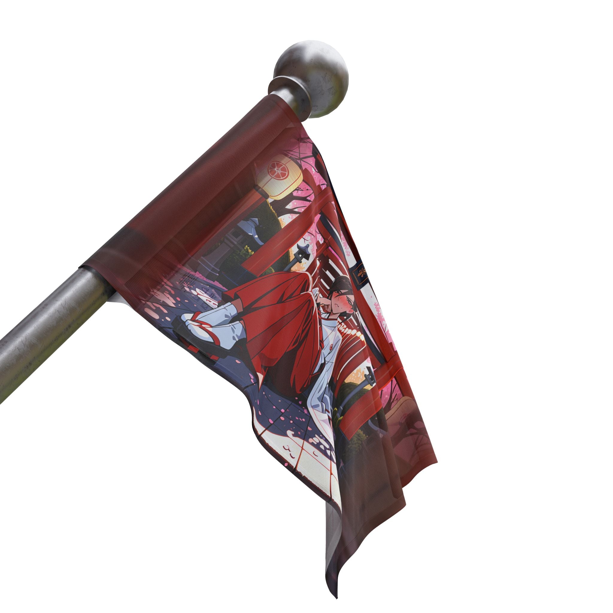 Domina Overwatch Miko Wall Flag | Anime Banner — The Spicy Den Pt. 4