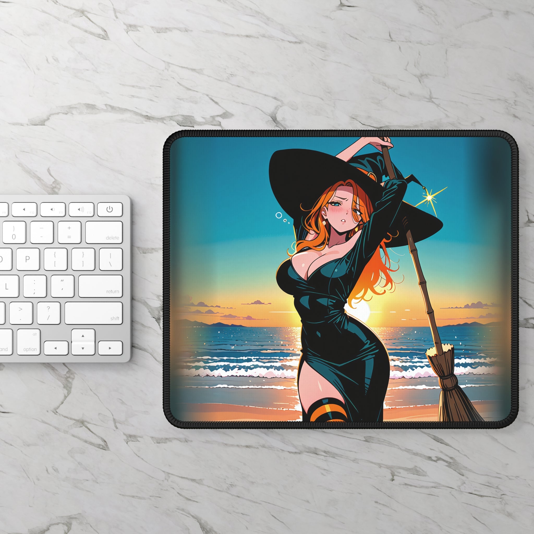 Kirara Hoshi JJK Spicy Anime Mouse Pad Witch Beach Pinup — Beach Babes Pt. 6 (Sp