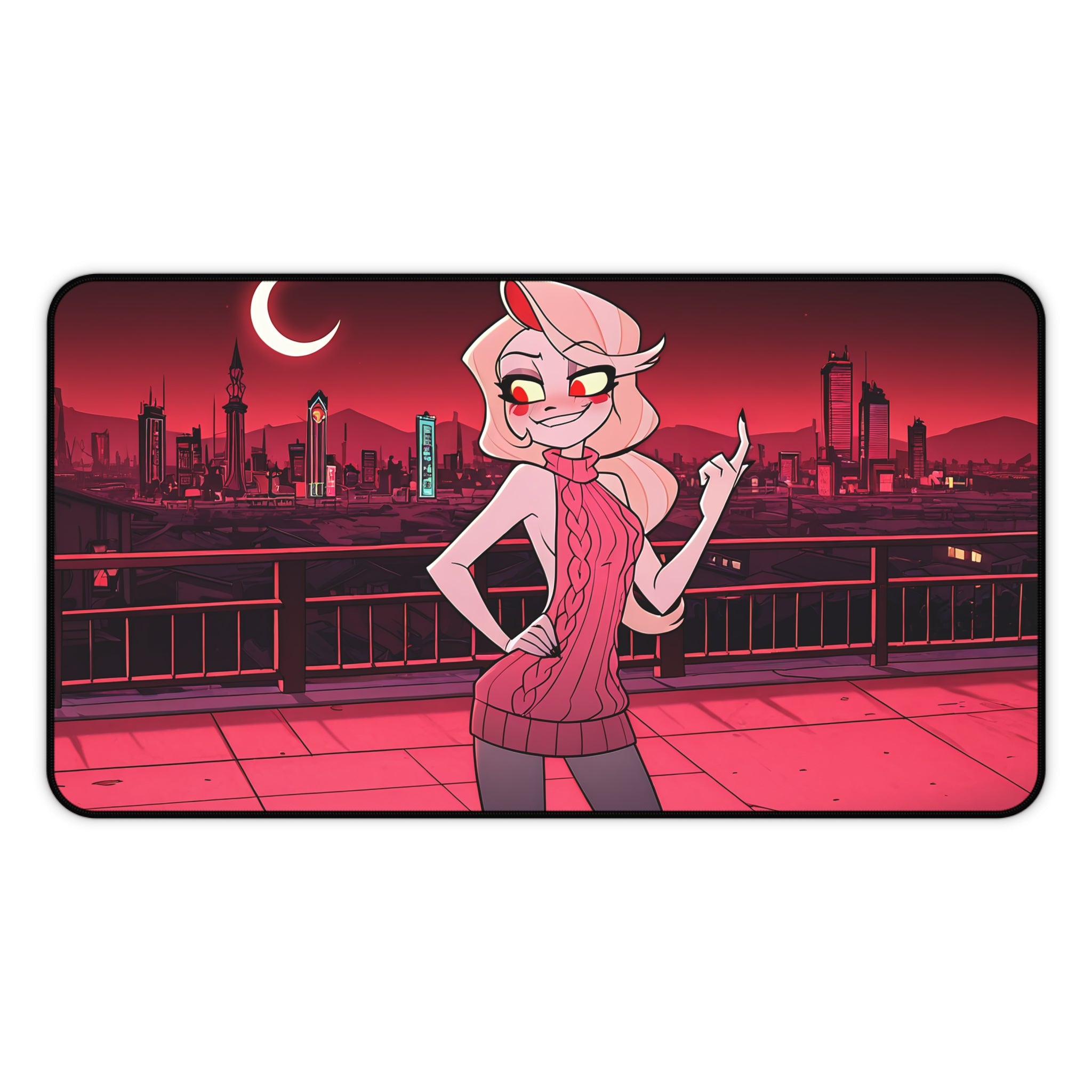 Charlie Morningstar Hazbin Hotel Spicy Anime Desk Mat Virgin Killer Pt. 2