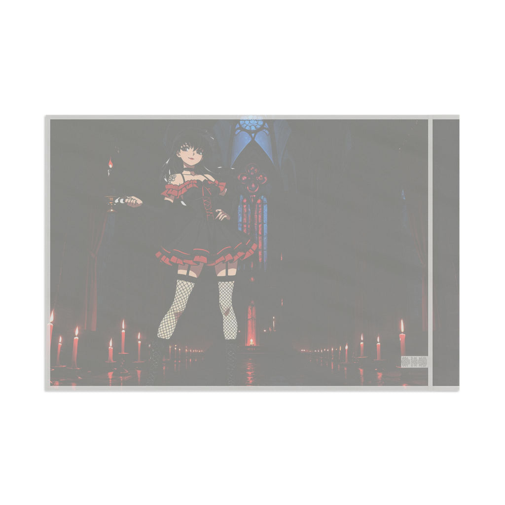 Kagome Inuyasha Spicy Gothic Pinup Anime Wall Flag | Dark Banner