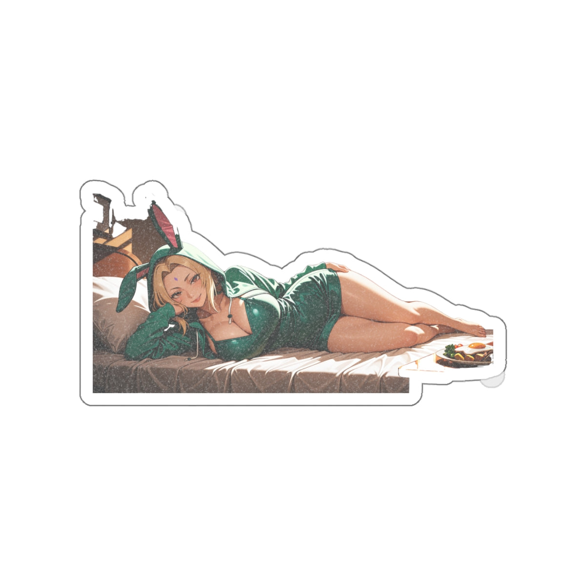 Tsunade Naruto Anime Pinup Bikini Die Cut Vinyl Sticker — Bunny Girls Pt. 6