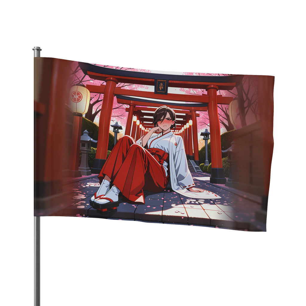 Domina Overwatch Miko Wall Flag | Anime Banner — The Spicy Den Pt. 4