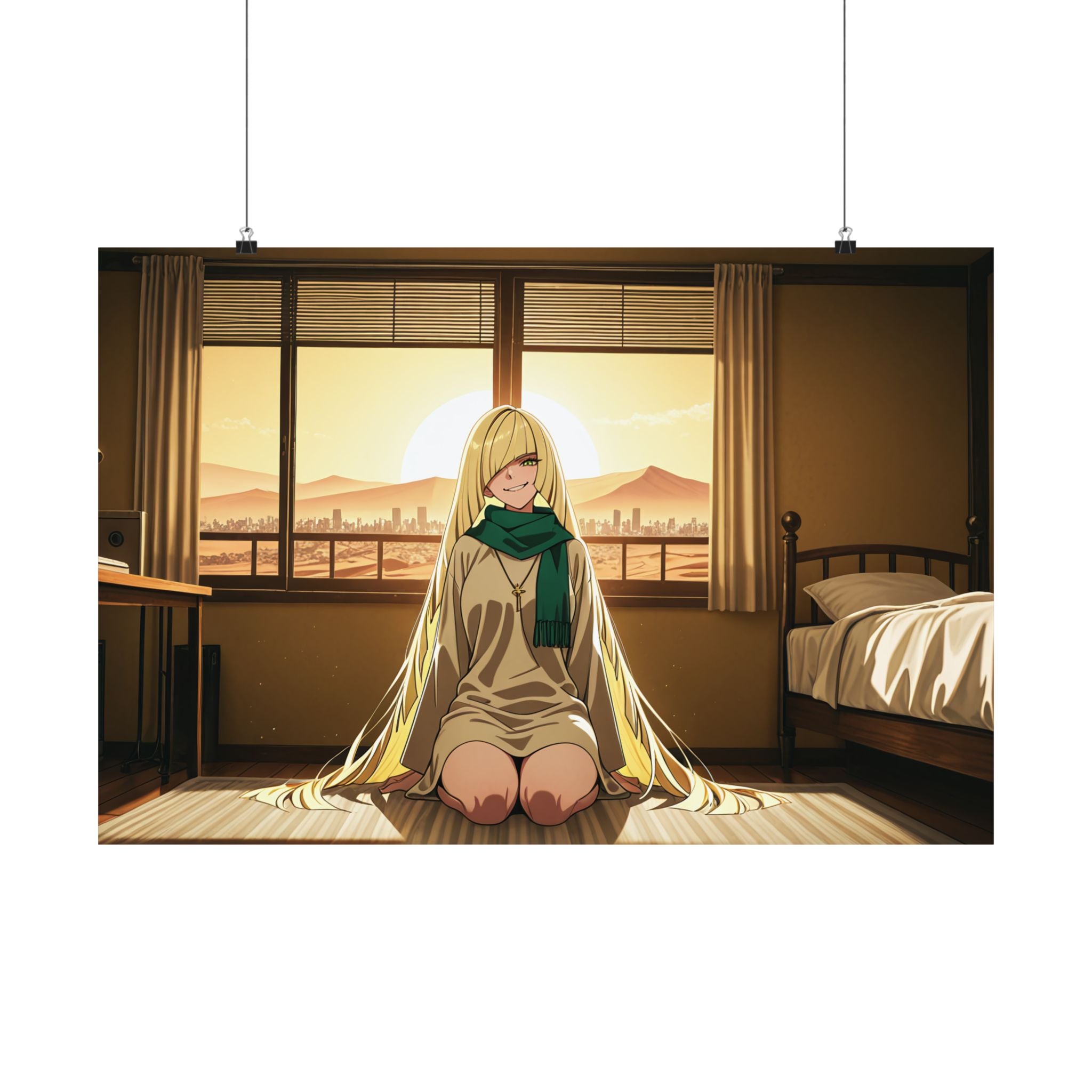 Lusamine Anime Wall Art Poster | Desert Dancer — Boudoir Pt. 5