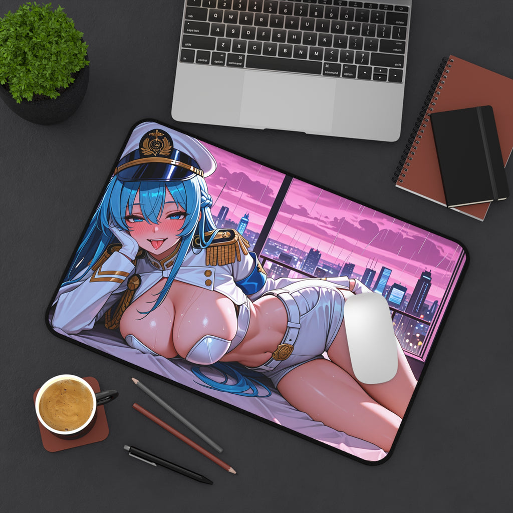 Helm NIKKE Anime Desk Mat Fan Art Pinup Gaming Pad — Boudoir Pt. 3
