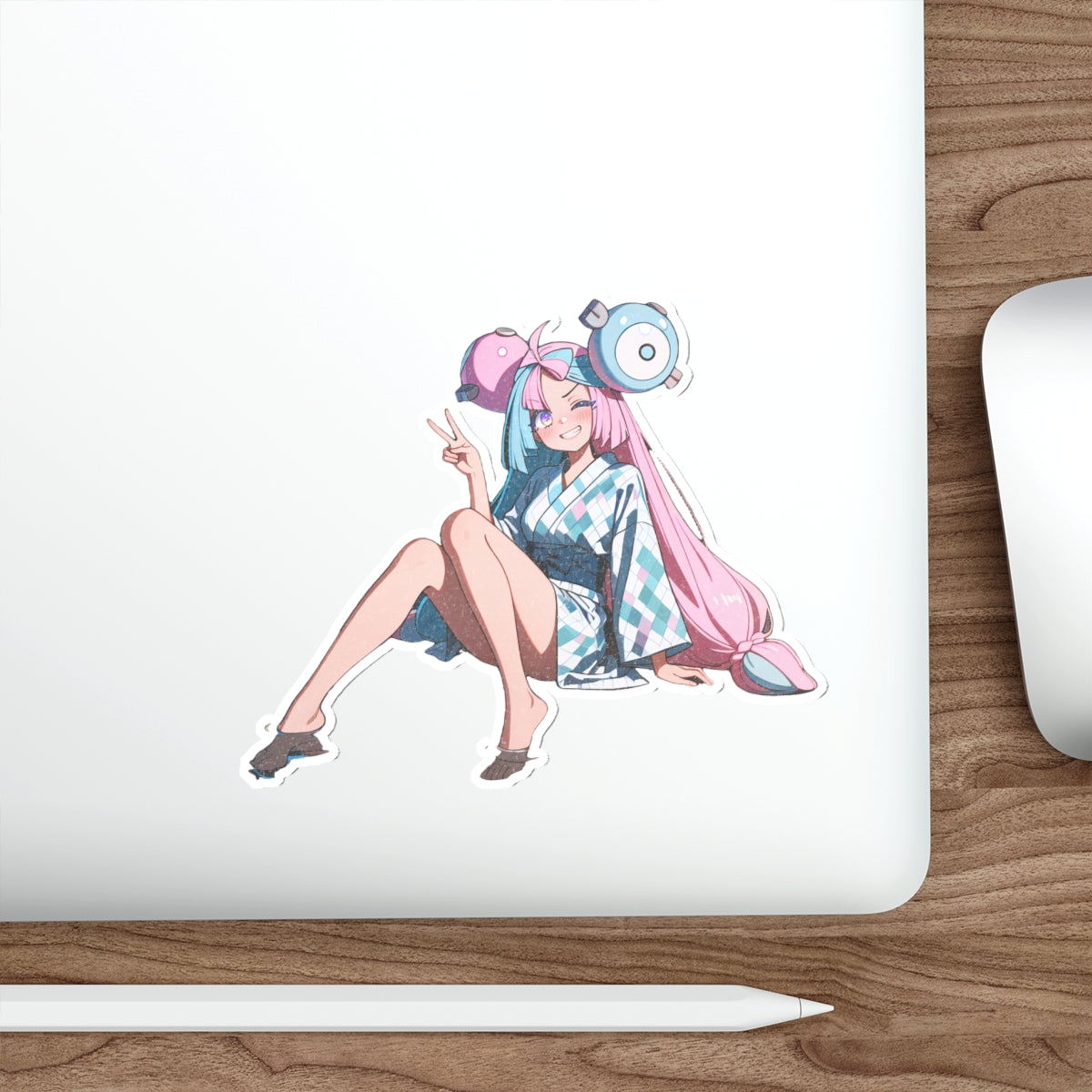 Iono Anime Die Cut Vinyl Sticker Onsen Moonlit — Onsen Pt. 2