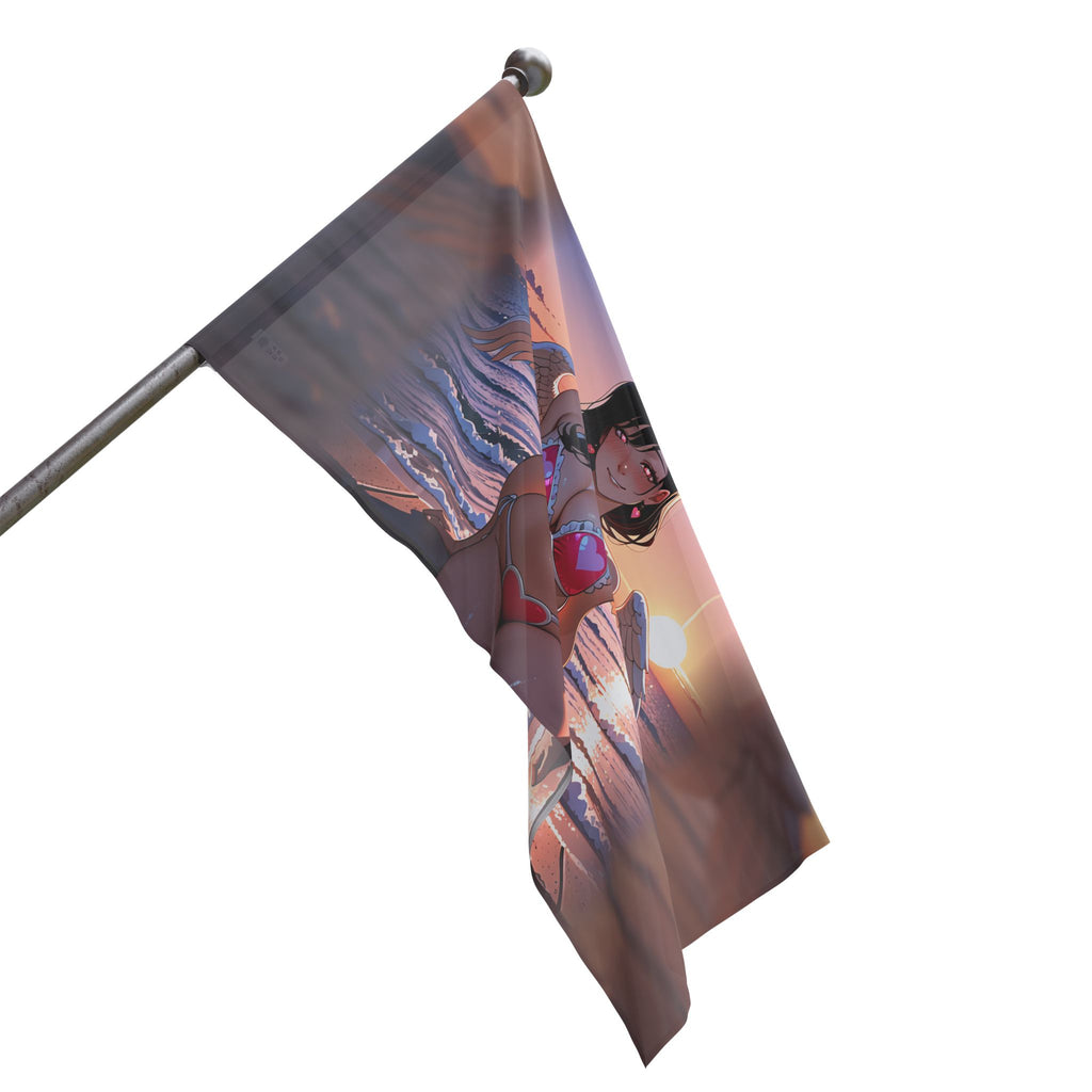Kirara Hoshi JJK Spicy Anime Wall Flag Cupid Beach — Beach Babes Pt. 5 (Spicy)