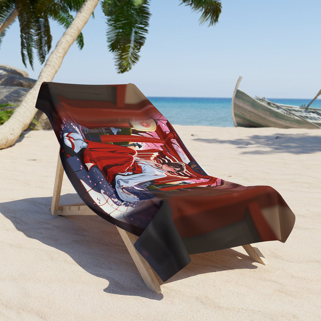 Domina Overwatch Miko Anime Beach Towel — The Spicy Den Pt. 4