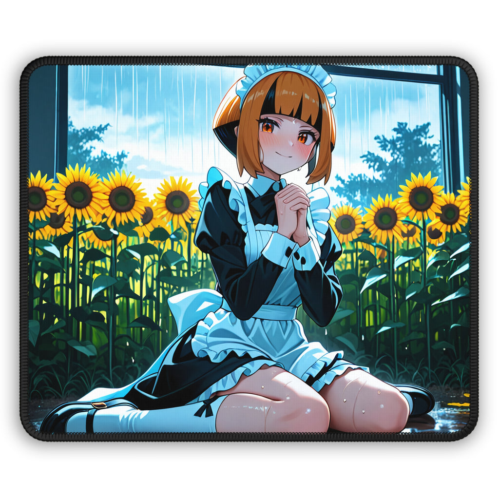 Gardenia Anime Mouse Pad | Cute Flower Field Fan Art Desk Mat