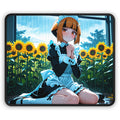 Gardenia Anime Mouse Pad | Cute Flower Field Fan Art Desk Mat