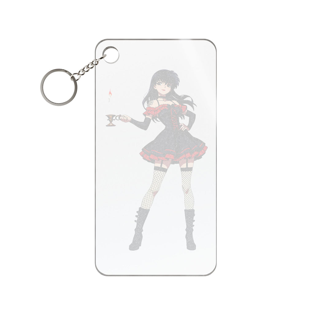 Kagome Inuyasha Spicy Gothic Anime Keychain | Dark Pinup Fan Art Charm