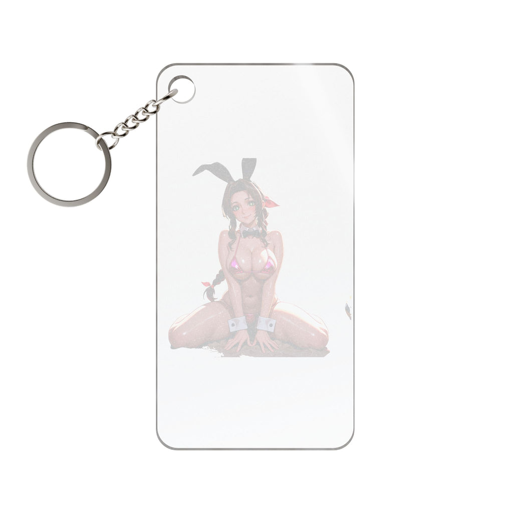 Aerith FF7 Spicy Bunny Girl Anime Keychain Charm Bunny Girls Pt. 8