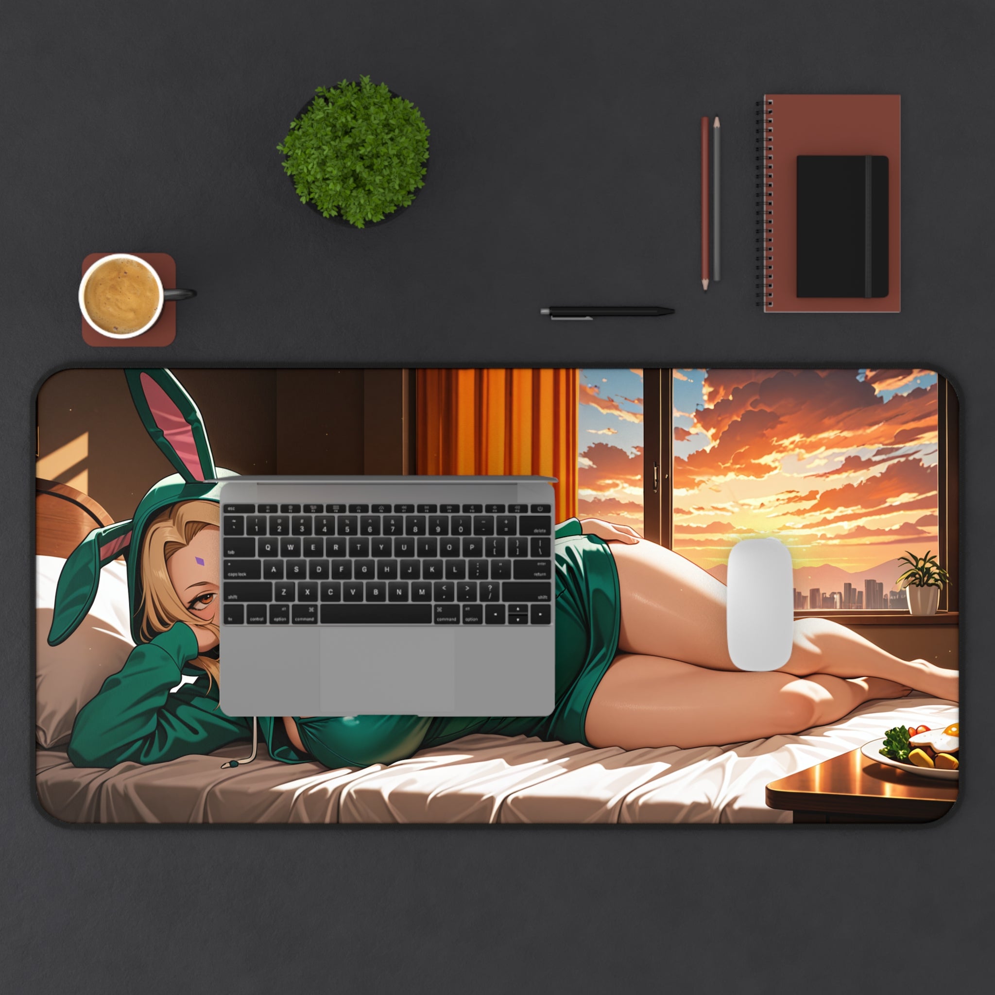 Tsunade Naruto Anime Desk Mat Pinup Breakfast Nook — Bunny Girls Pt. 6