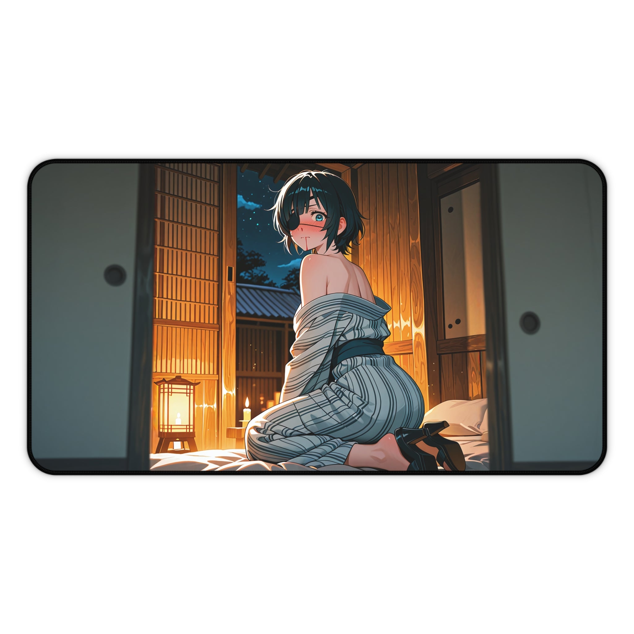 Himeno || Chainsaw Man · Onsen · Tube — Onsen Pt. 1 Desk Mat XL Mouse Pad