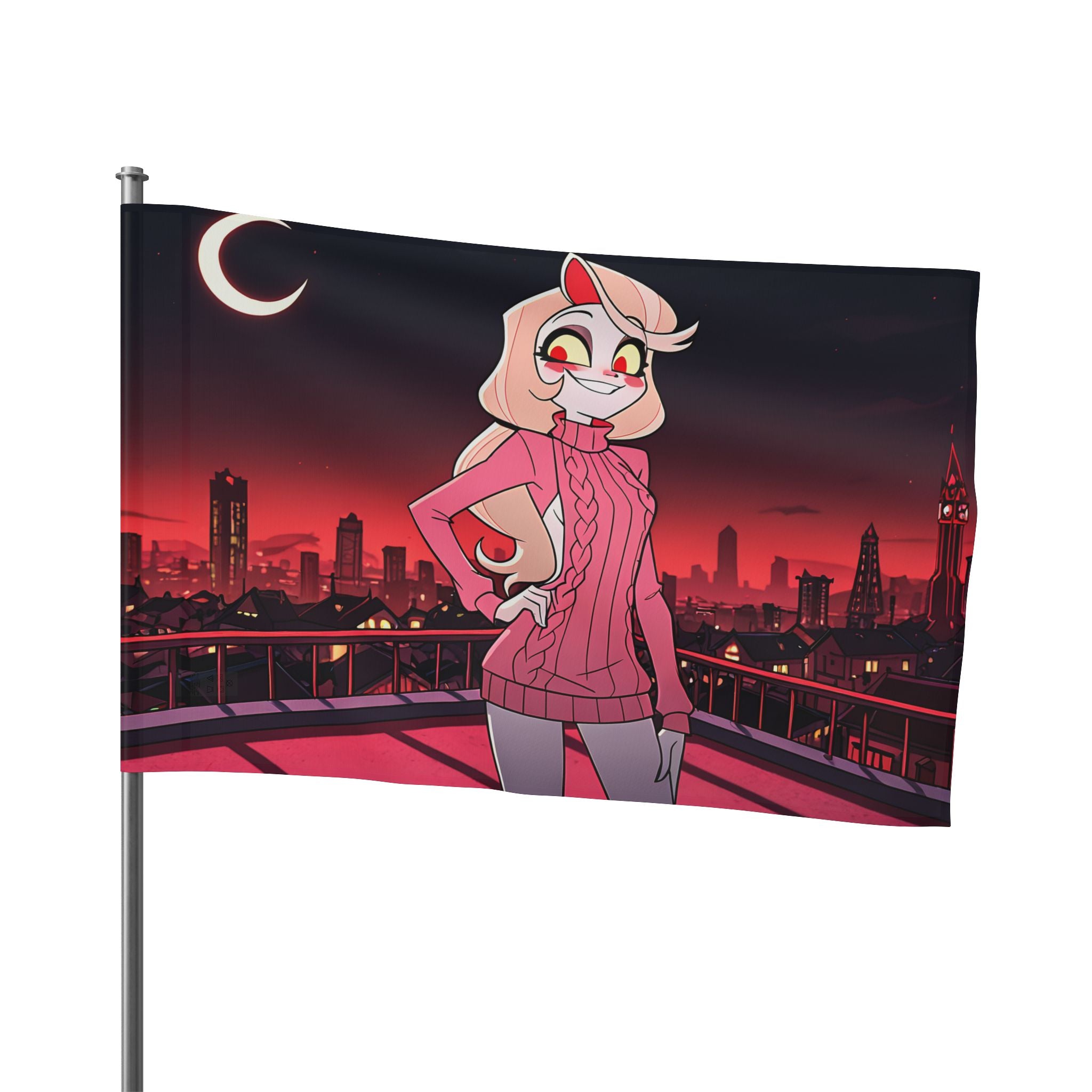 Charlie Morningstar Hazbin Hotel Wall Flag Pinup Anime — Virgin Killer Pt. 2