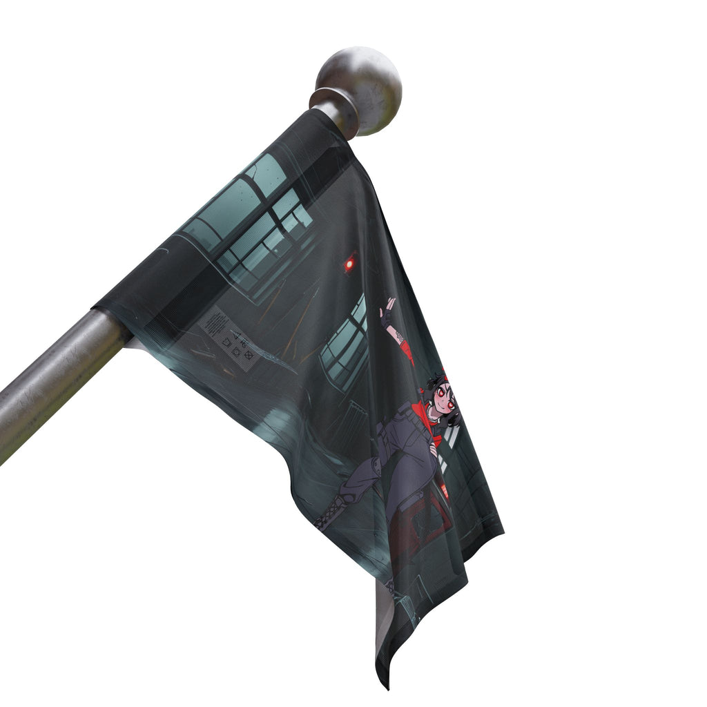 Modeus Helltaker Anime Wall Flag | Tactical Pinup Banner