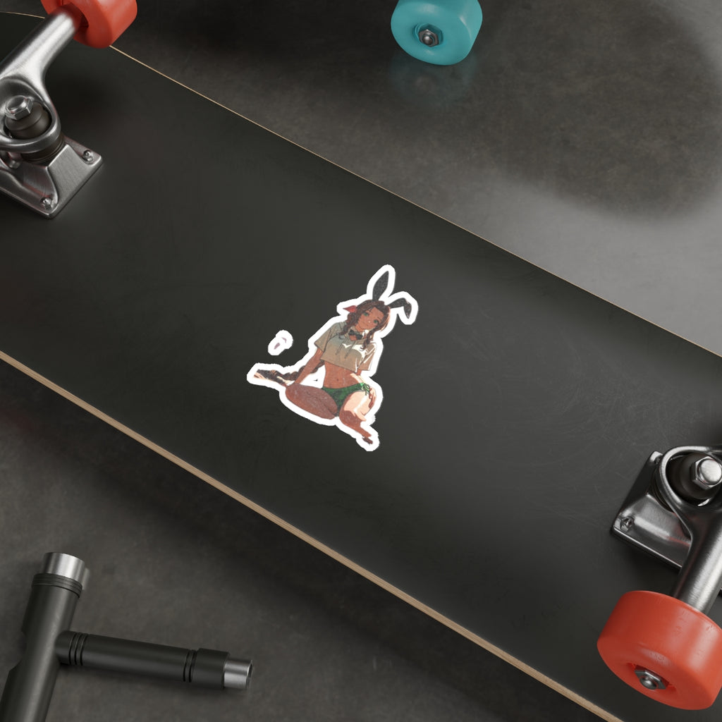Aerith Final Fantasy VII Anime Die Cut Vinyl Sticker — Bunny Girls Pt. 8