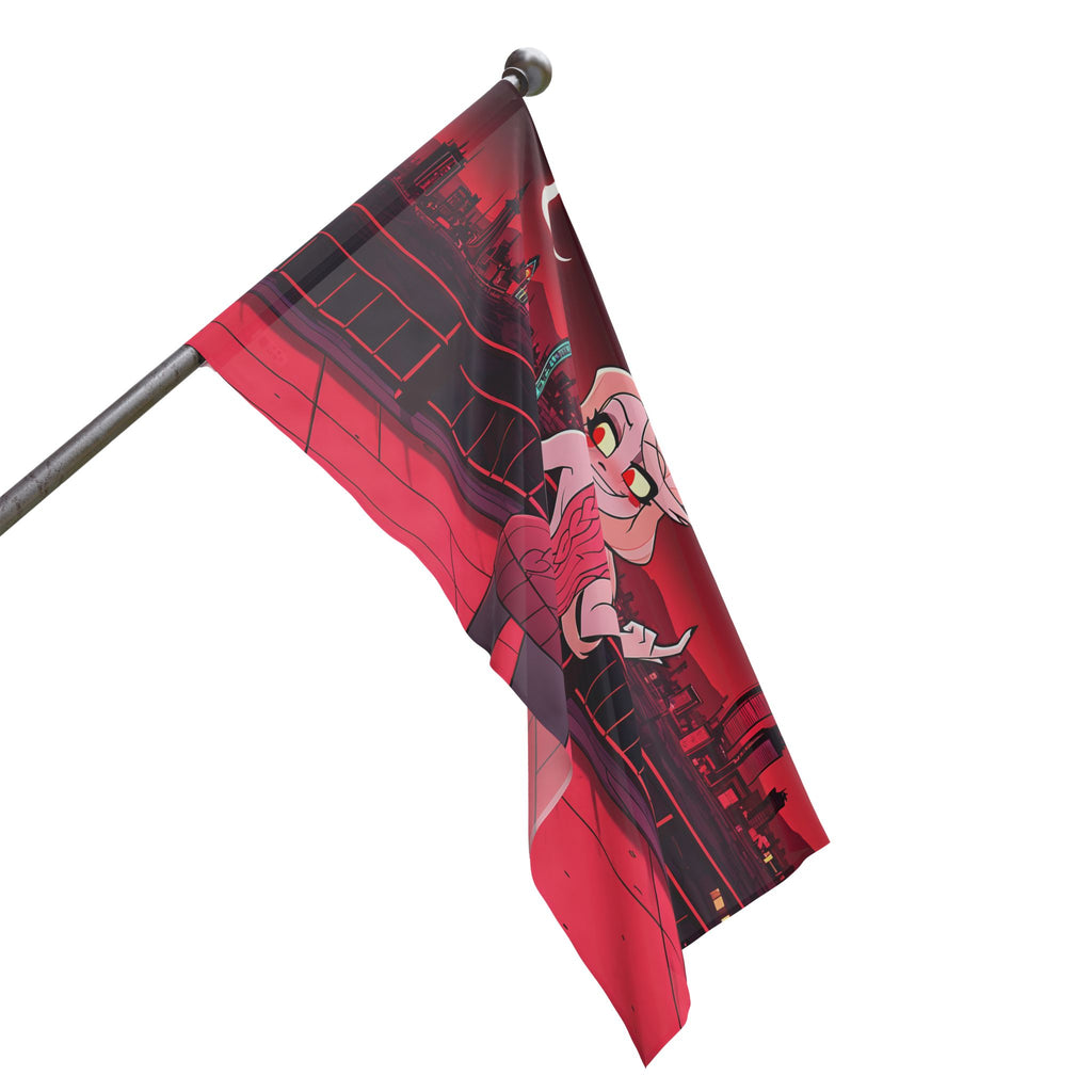 Charlie Morningstar Hazbin Hotel Spicy Wall Flag Pinup — Virgin Killer Pt. 2