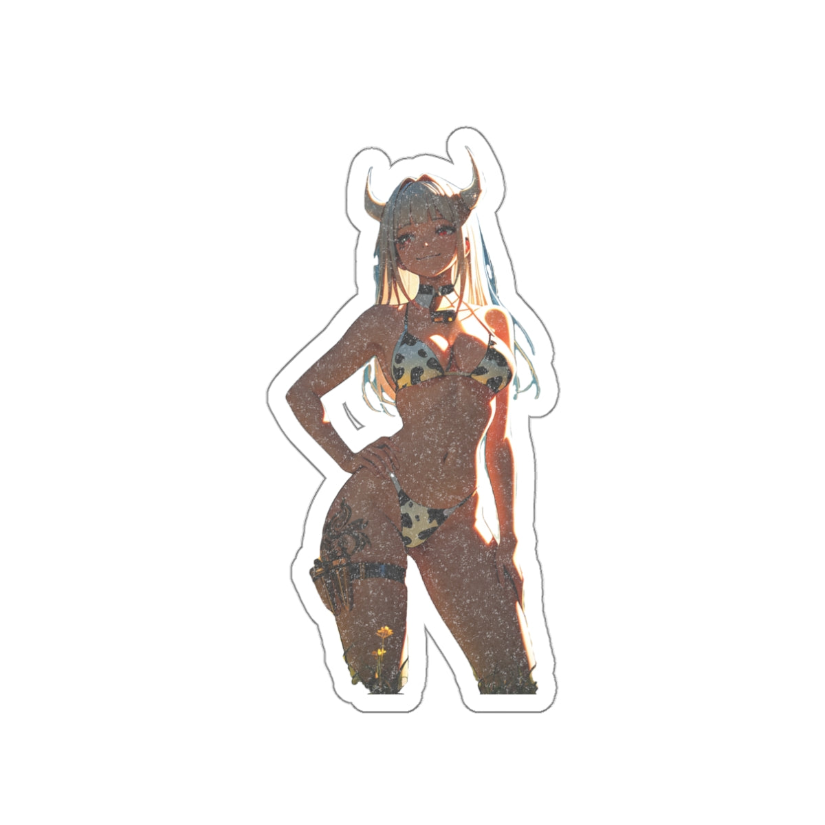 Blanc NIKKE Spicy Cow Girl Anime Die-Cut Vinyl Sticker Fan Art — Cow Girls Pt. 2