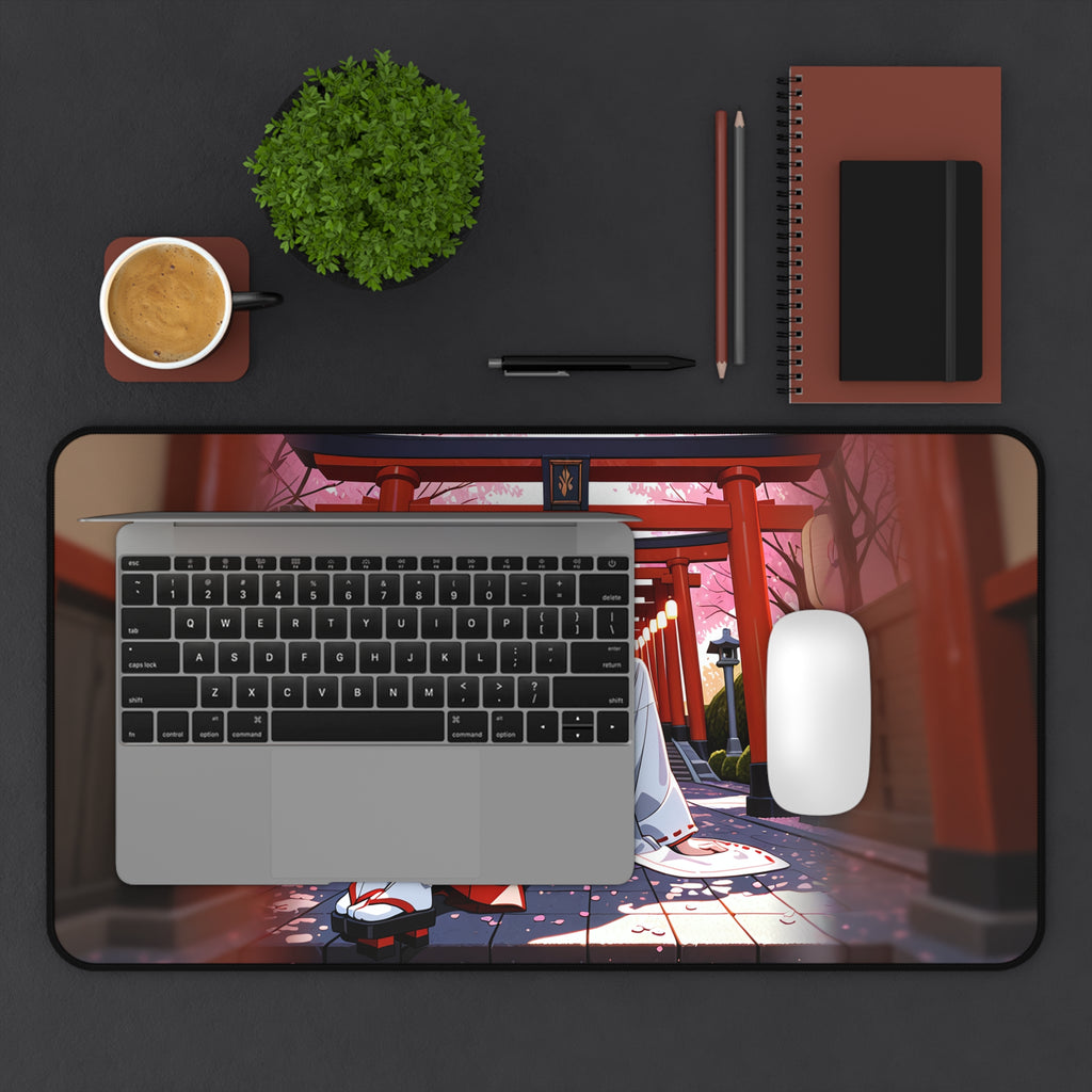 Domina Overwatch Shrine Maiden Desk Mat — Anime Gaming Pad — The Spicy Den Pt. 4