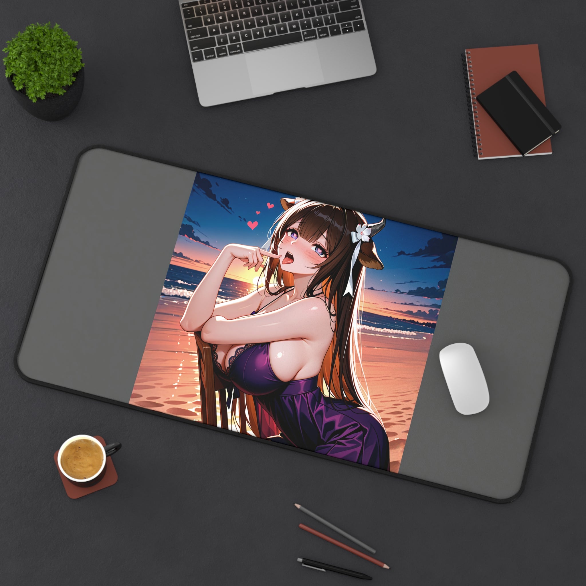 kashino(azur lane)樫野（碧蓝航线） · P — The Spicy Den Pt. 3 (Spicy) Desk Mat XL Mouse P