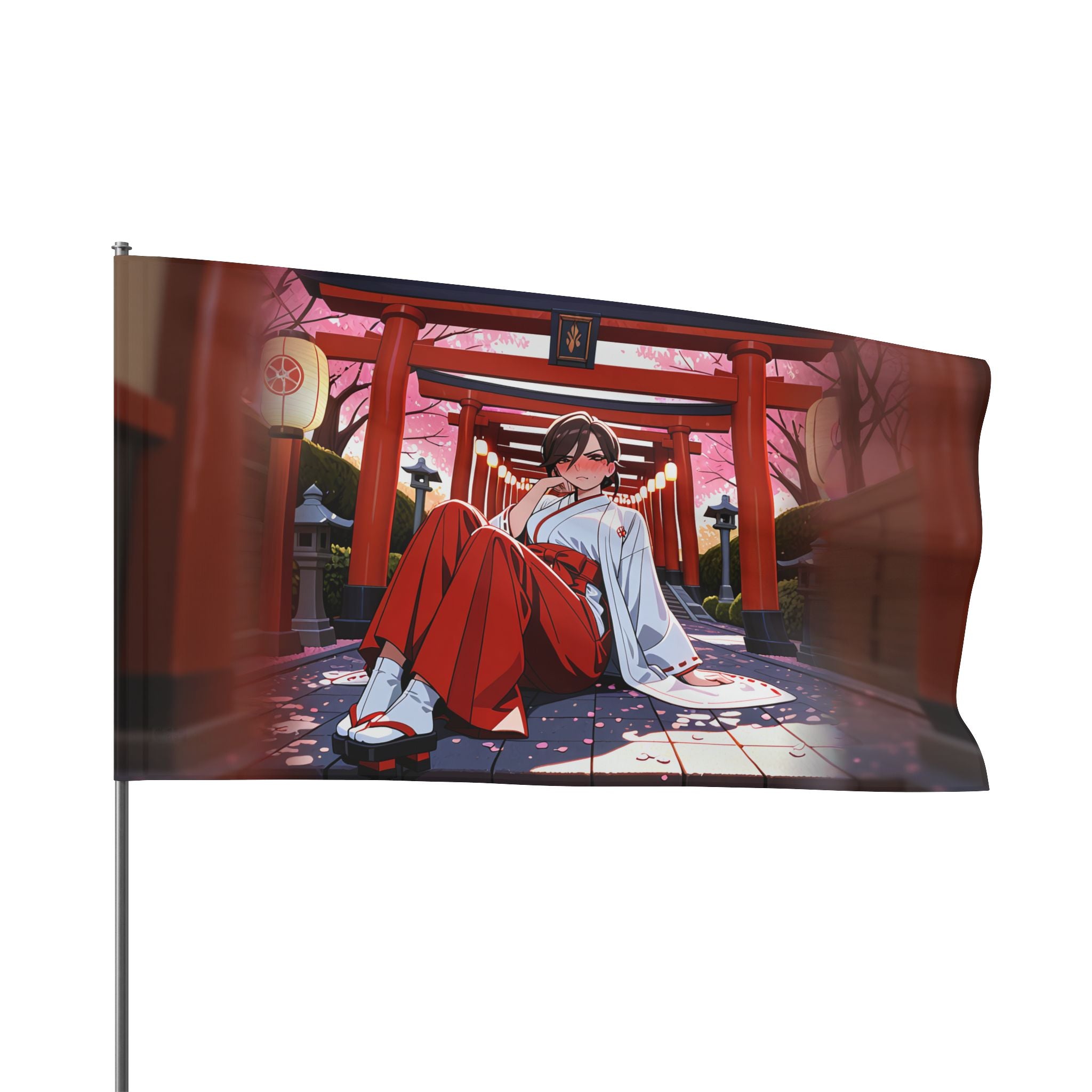 Domina Overwatch Miko Wall Flag | Anime Banner — The Spicy Den Pt. 4