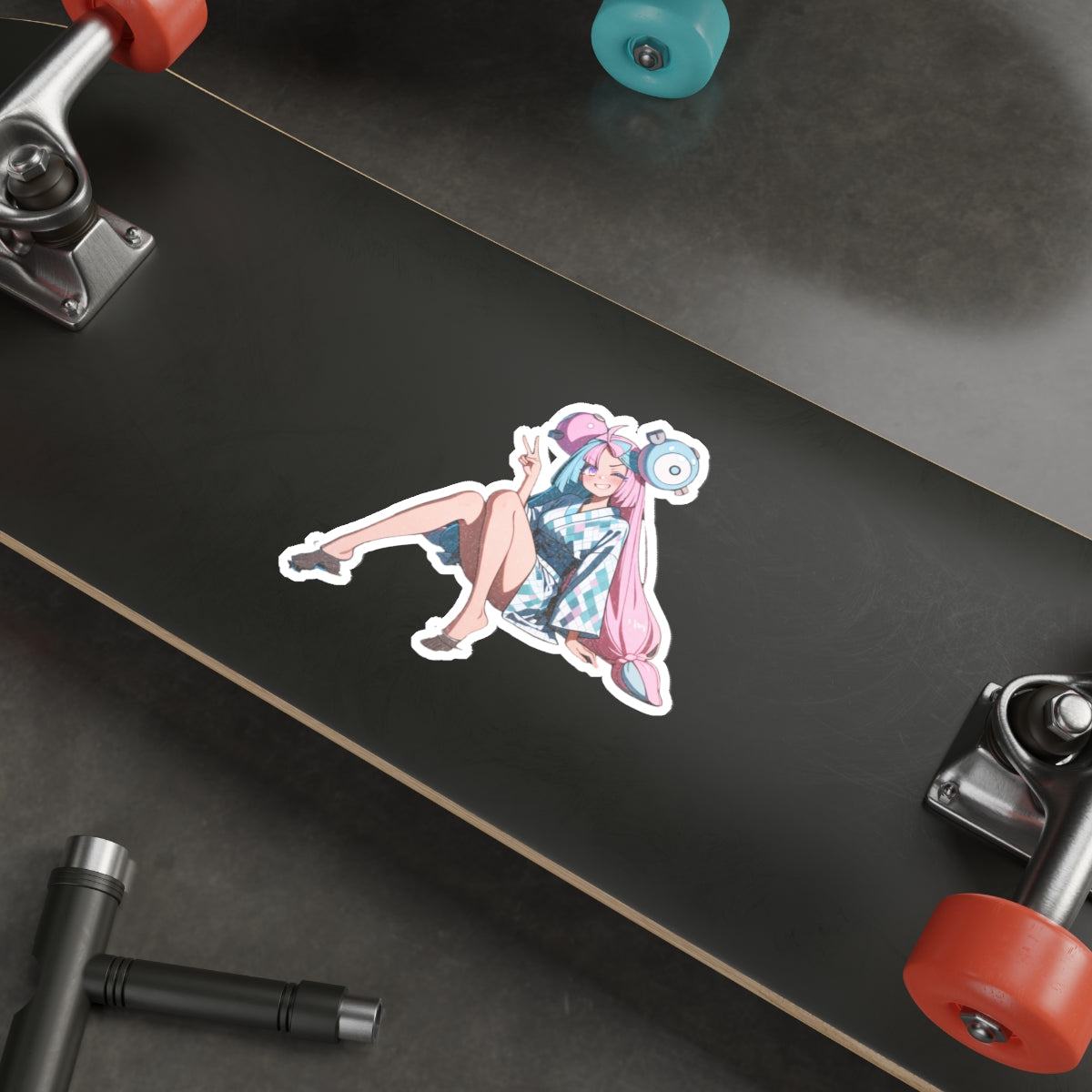 Iono Anime Die Cut Vinyl Sticker Onsen Moonlit — Onsen Pt. 2